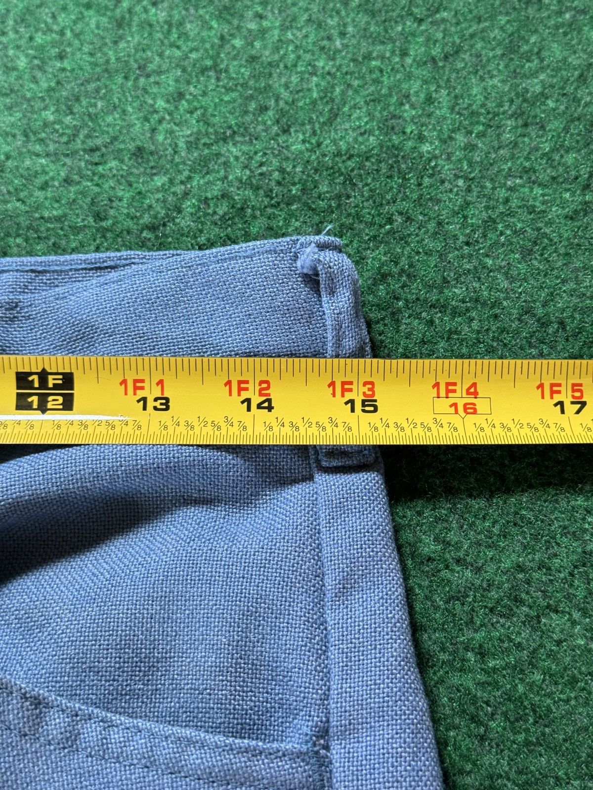 Vintage Vintage 70s Fit Flare Leggs Blue Bellbottom Disco Pants Size US 30 / EU 46 - 4 Thumbnail