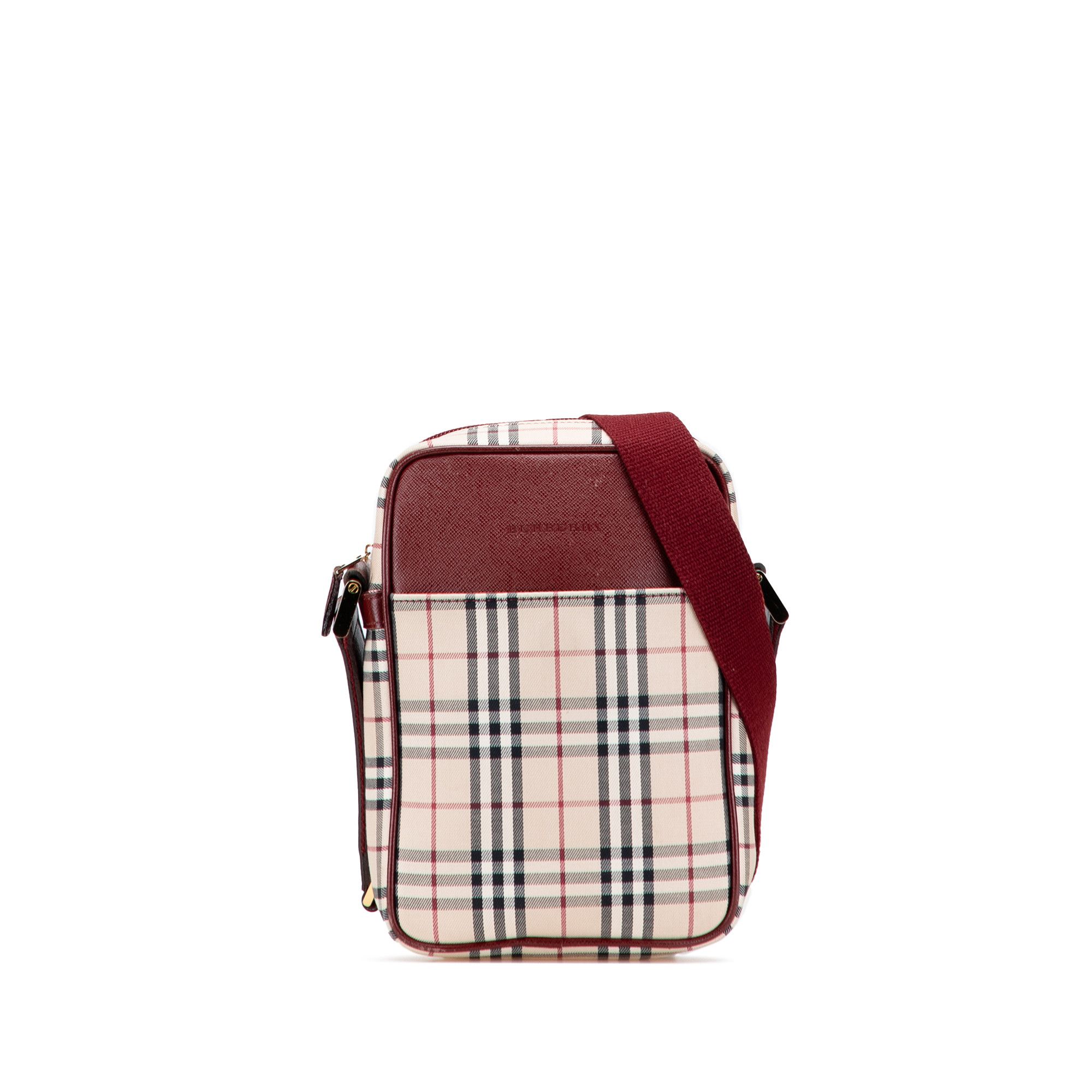 Burberry Burberry House Check Canvas Crossbody Size ONE SIZE - 1 Thumbnail