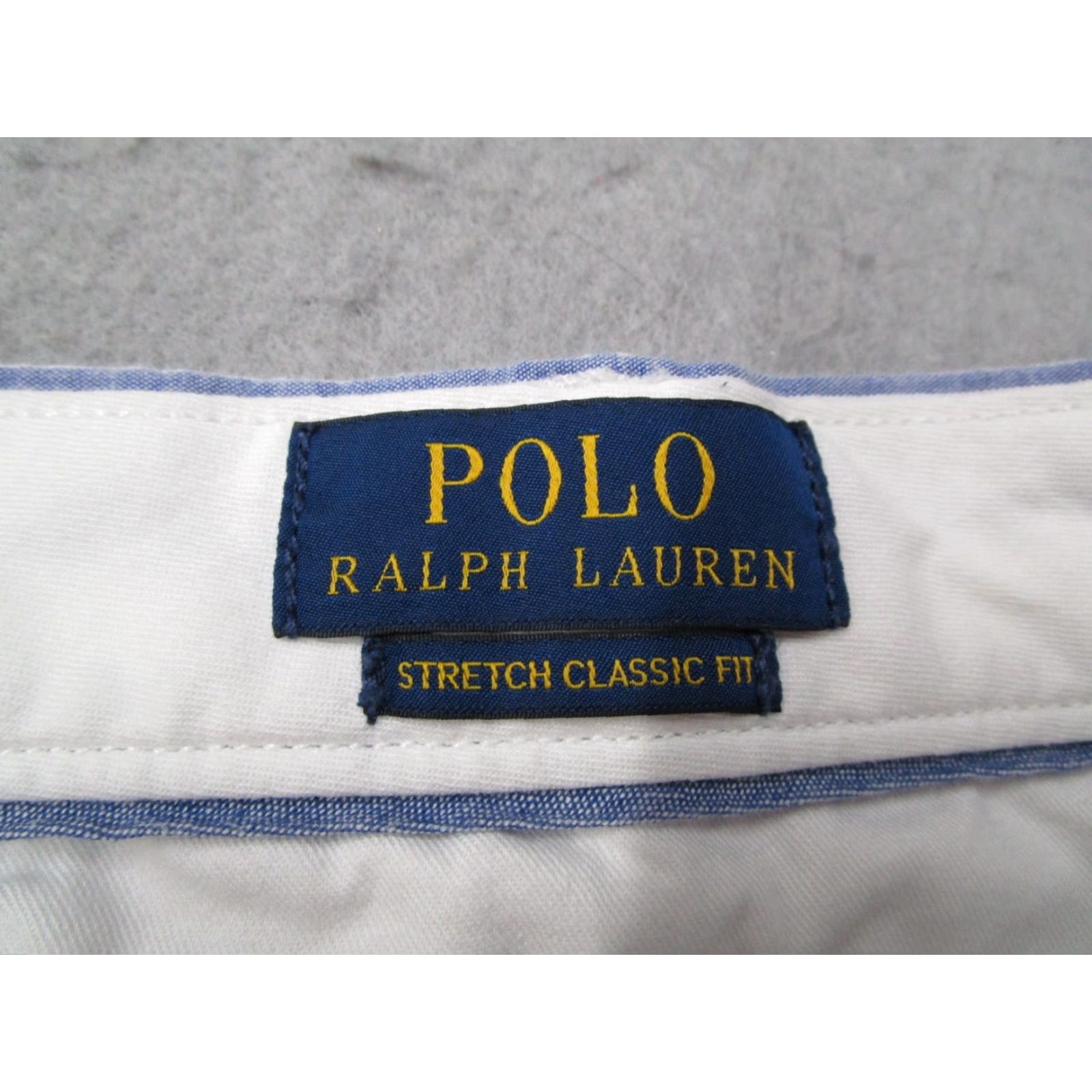 Polo Ralph Lauren VINTAGE Polo Ralph Lauren Shorts Mens 38 Blue Seersucker Stretch Classic Fit Pony Size US M / EU 48-50 / 2 - 2 Thumbnail