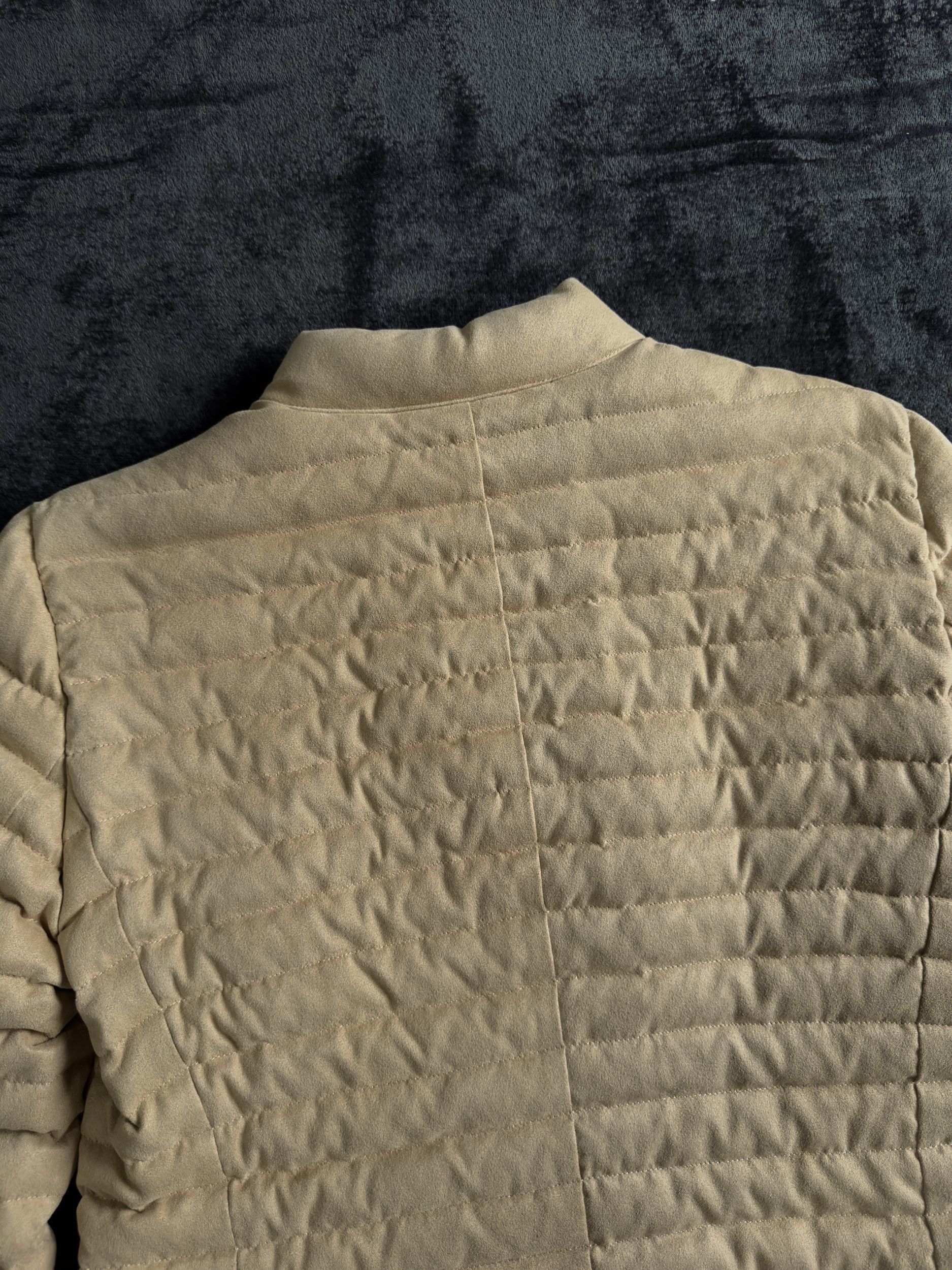 Peuterey Peuterey Quilted Down Suede Jacket Beige Size M / US 6-8 / IT 42-44 - 14 Thumbnail