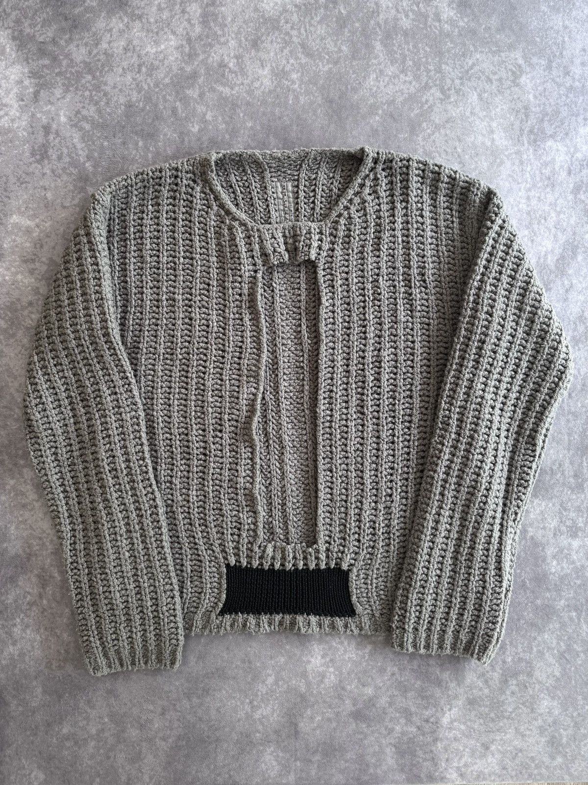 Rick Owens Rick Owens Performa F/W 20 Wool Cable Knit Sweater Size US L / EU 52-54 / 3 - 1 Thumbnail