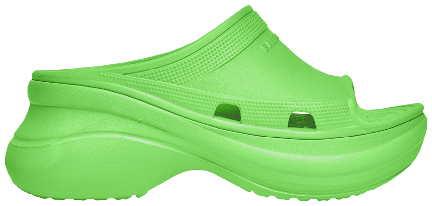 Balenciaga × Crocs Pool Crocs Slide Sandal 'Neon Green ' Size US 10 / EU 43 - 1 Preview