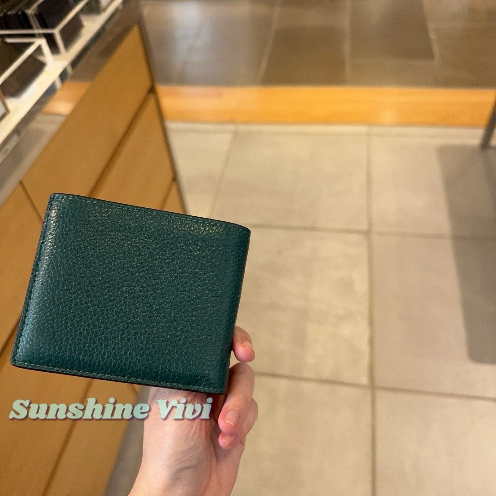 Coach NWT COACH CR398 Men 3-In-1 Wallet Leather EMERALD/EMERALD Size ONE SIZE - 7 Thumbnail
