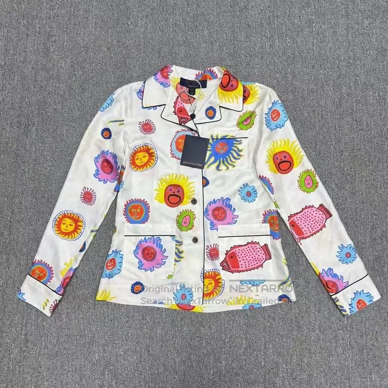 Louis Vuitton Louis Vuitton Yayoi Kusama Cartoon Print Pajama Long Sleev Size XS / US 0-2 / IT 36-38 - 1 Thumbnail