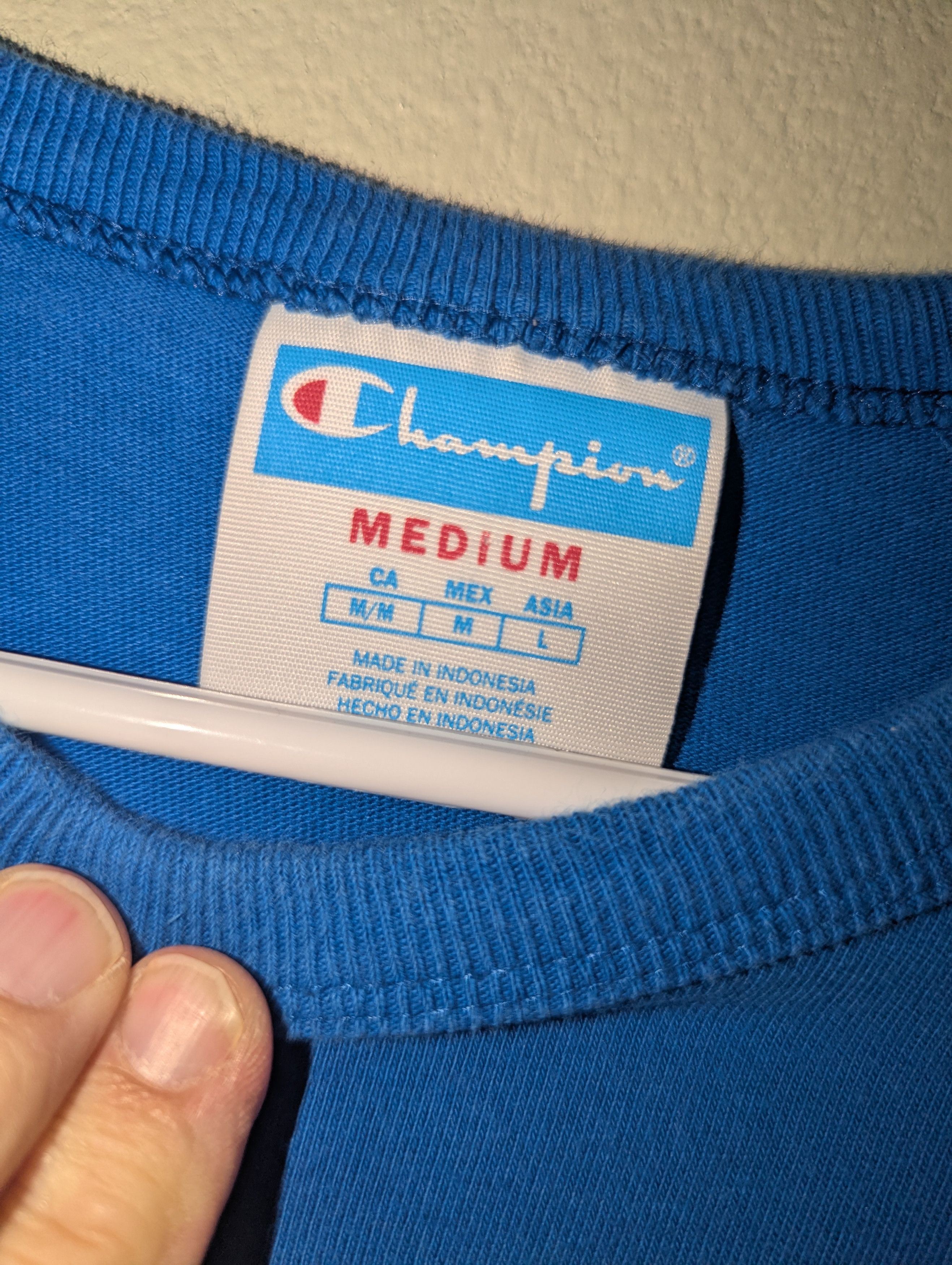 Champion Vintage Champion Blue Short Sleeve T-Shirt Medium Size US M / EU 48-50 / 2 - 4 Thumbnail