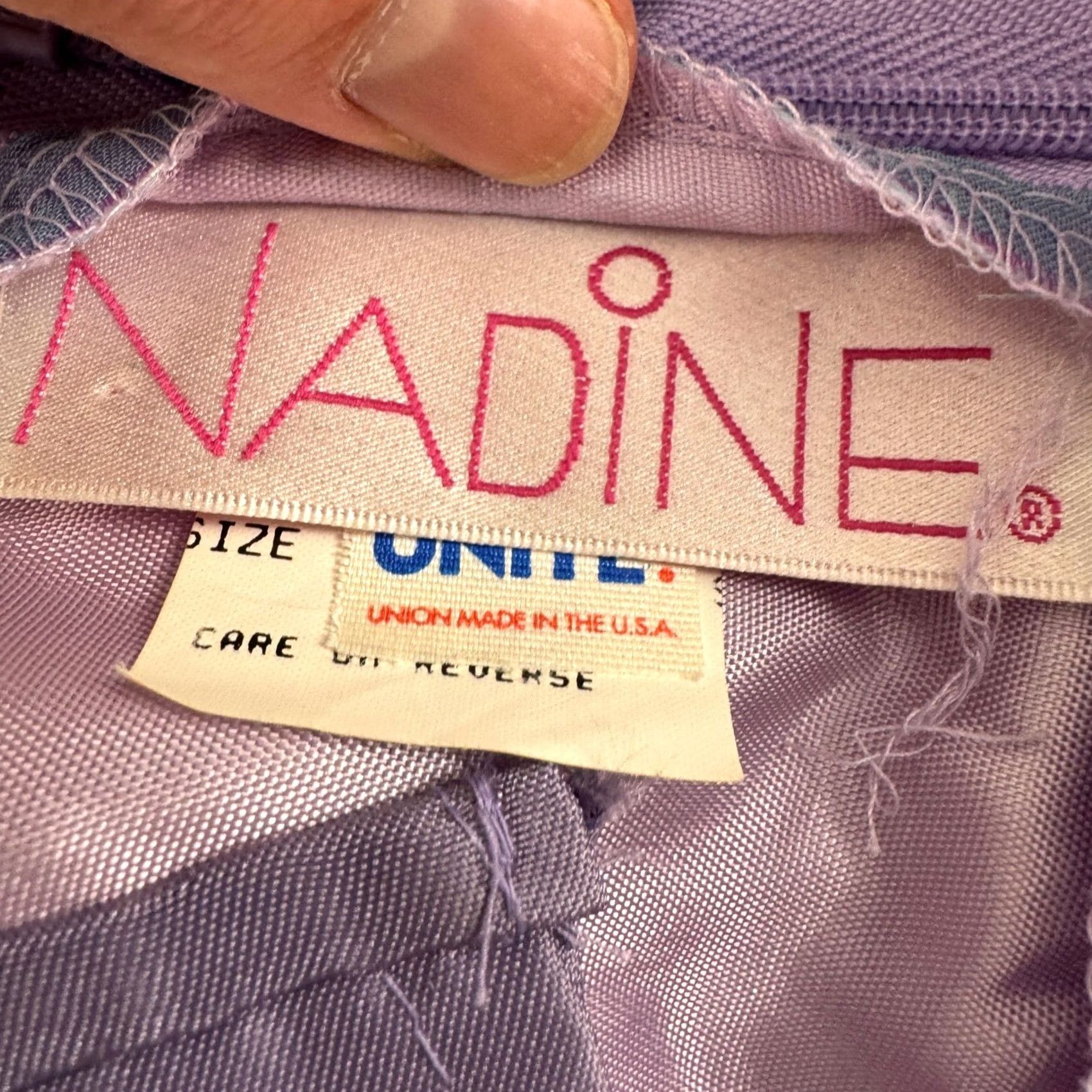 Vintage VINTAGE Nadine Dress Purple Lavender Cowl Neck Size 9 USA Prom Size M / US 6-8 / IT 42-44 - 3 Thumbnail