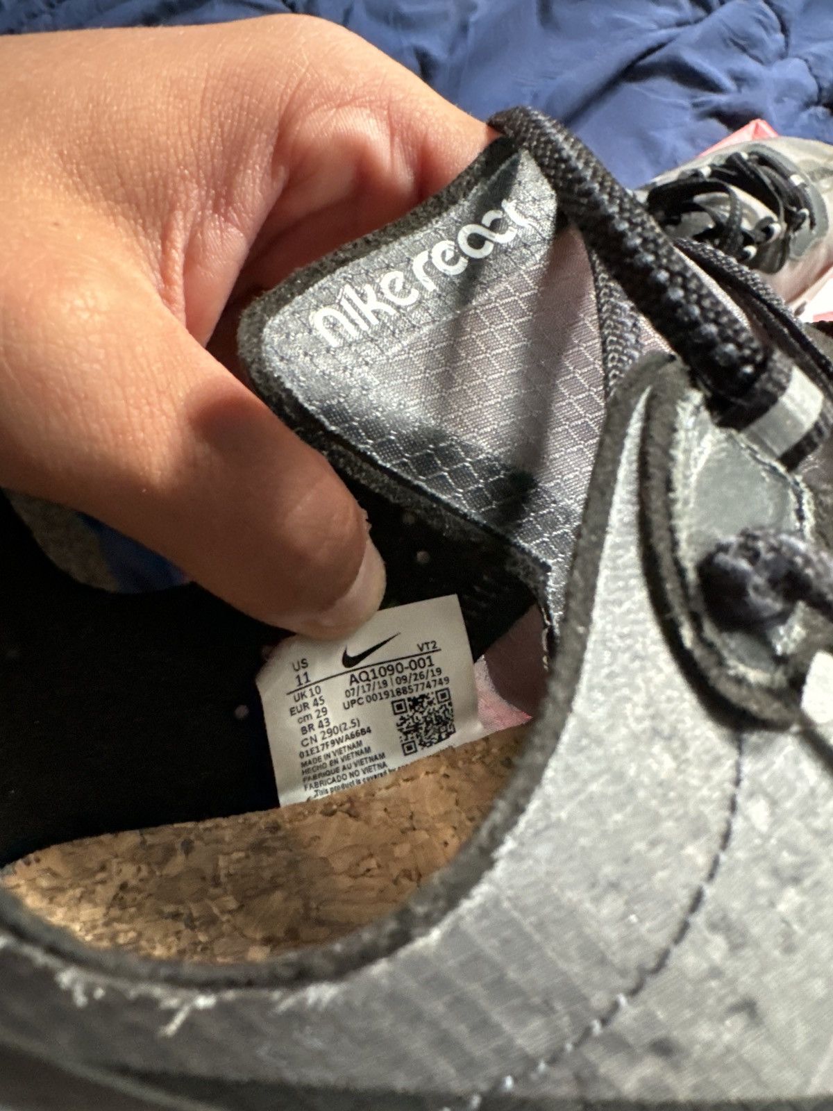 Nike Nike React Element 87 Anthracite Black Size US 11 / EU 44 - 7 Thumbnail