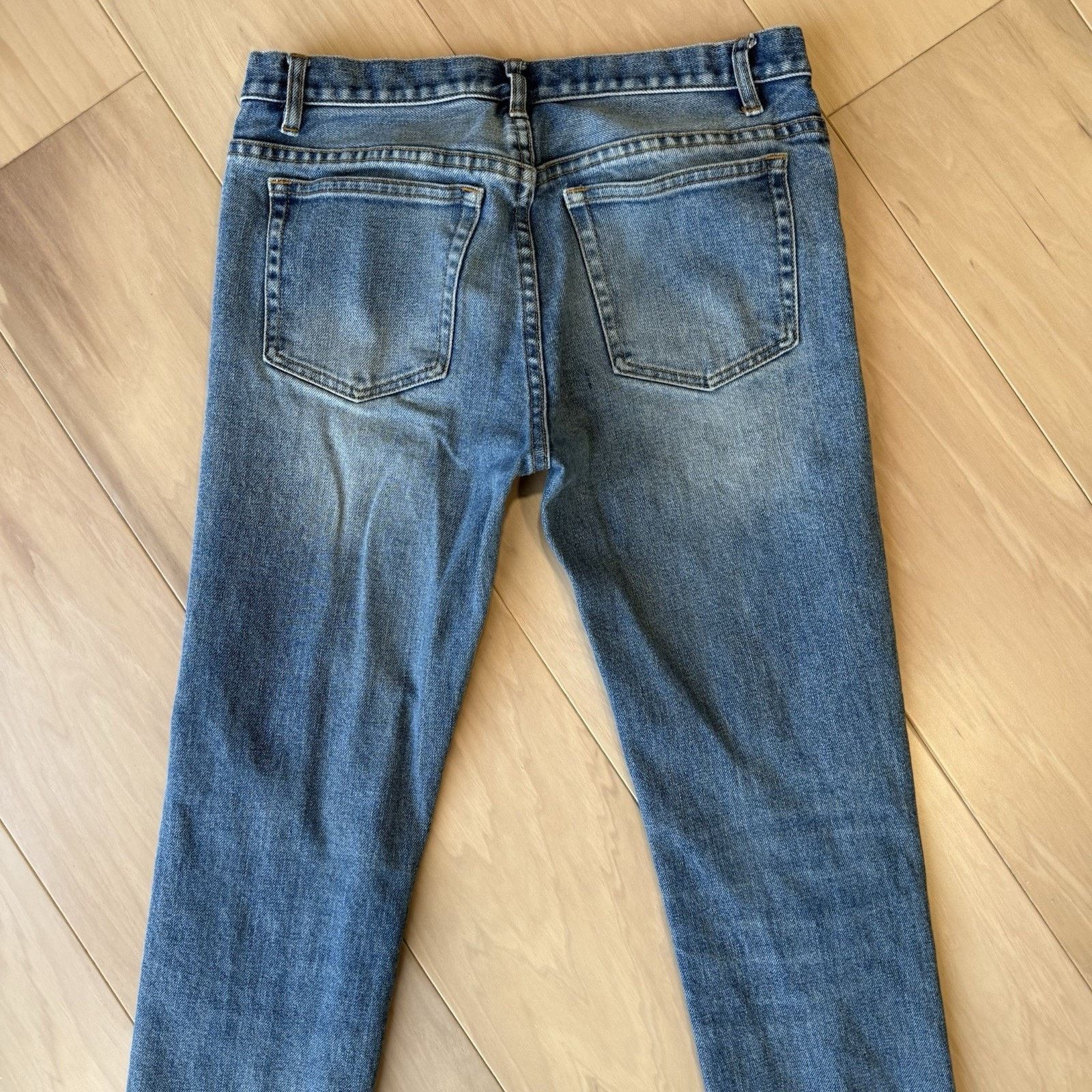 A.P.C. APC Jeans 28 Blue Medium Wash Denim Japan Button Fly Size US 28 / EU 44 - 8 Thumbnail