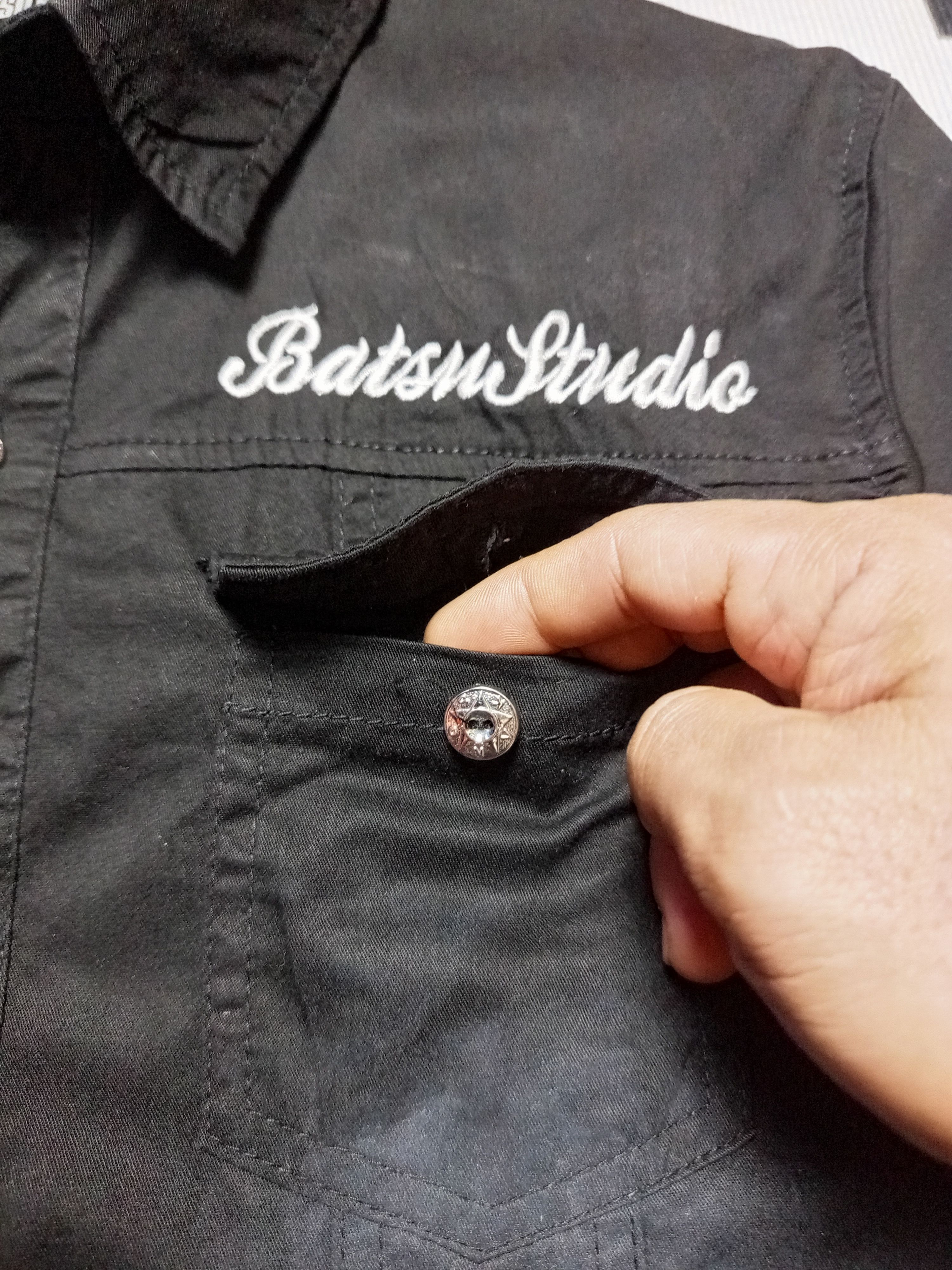 Acne Studios × Starter Vintage Batsu Studio Embroidery Shirt Buttop Up Size US S / EU 44-46 / 1 - 9 Thumbnail