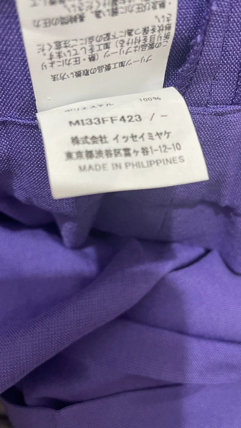 Issey Miyake Issey Miyake size:one size Pleated purple trousers Size 22" - 5 Thumbnail