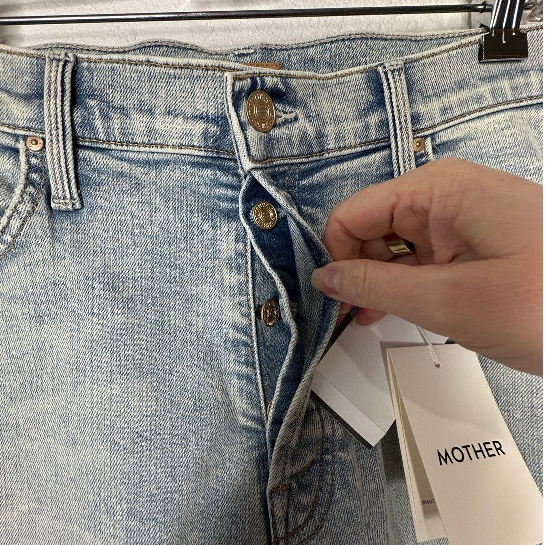 AG Adriano Goldschmied NWT Mother Acid Wash Button Fly tomcat Marrakesh Jeans 32 Size 32" / US 10 / IT 46 - 8 Thumbnail