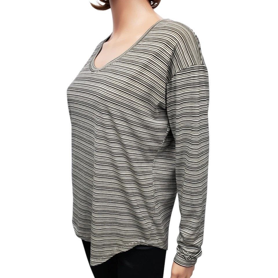 Athleta Athleta Cloudlight Stratus Striped Top In Whisper Stripe XS Size XS / US 0-2 / IT 36-38 - 6 Thumbnail
