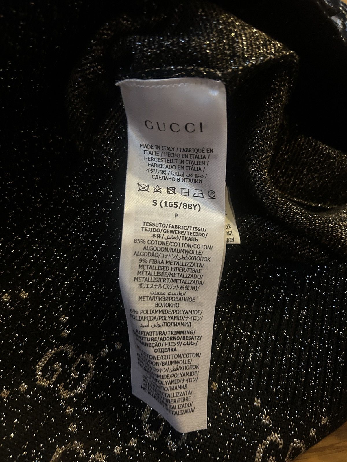 Gucci Gucci GG Jacquard Motif Metallised Fiber Cardigan size S Size S / US 4 / IT 40 - 7 Thumbnail