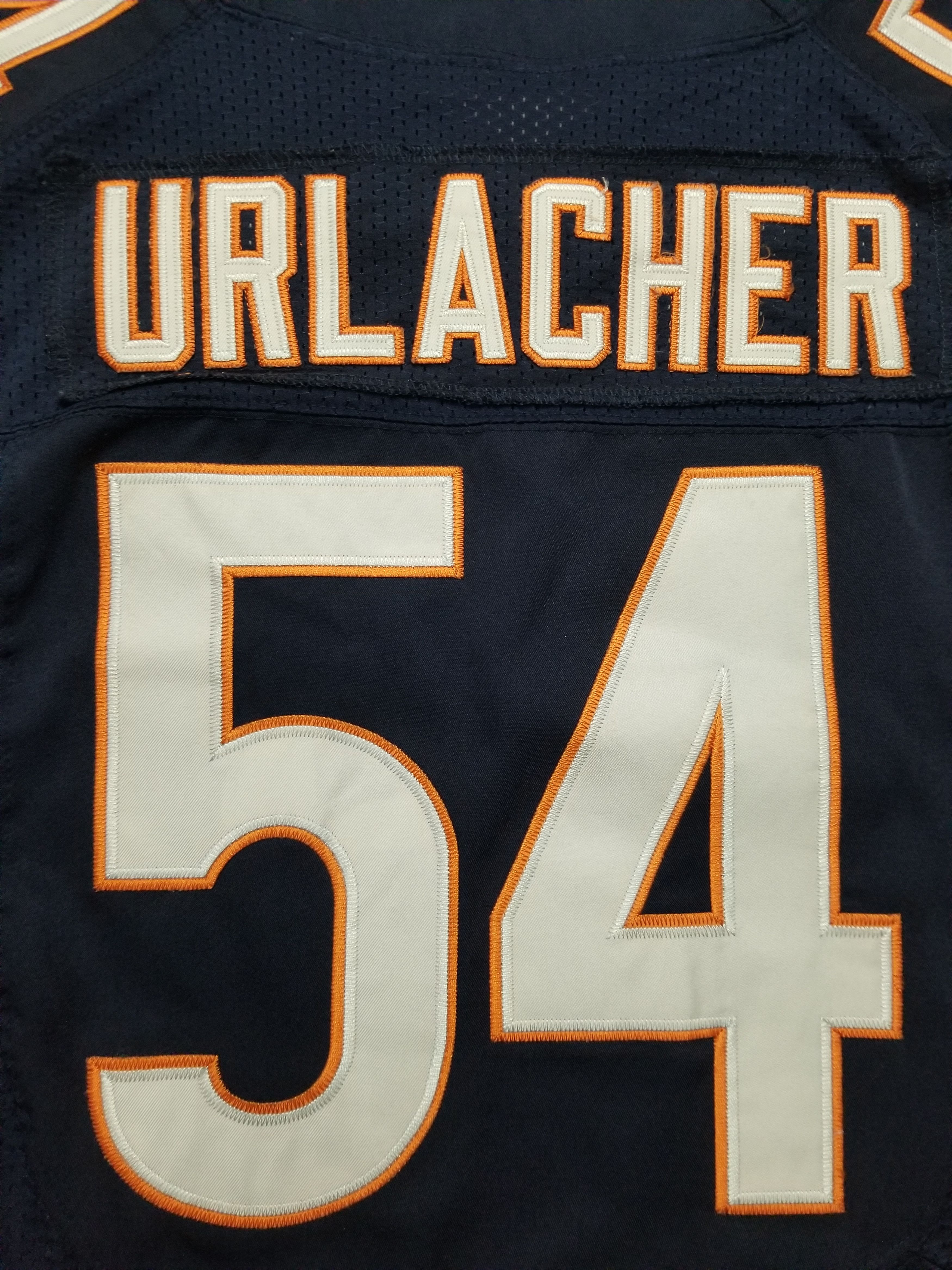 Nike On Field Elite Brian Urlacher #54 Sewn Chicago Bears Jersey Size US S / EU 44-46 / 1 - 4 Thumbnail