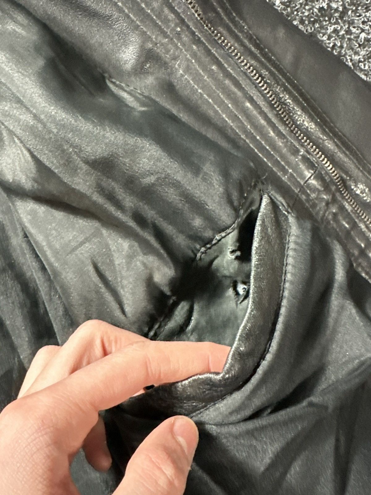 Vintage 🚨Vintage 90s Leather Biker Jacket-West Style Maison Margiela Size US S / EU 44-46 / 1 - 10 Thumbnail