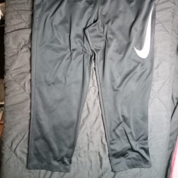 Nike × Vintage Vintage Y2K Nike Dri-Fit Big Swoosh Sweat Pants Joggers Size US 34 / EU 50 - 3 Thumbnail