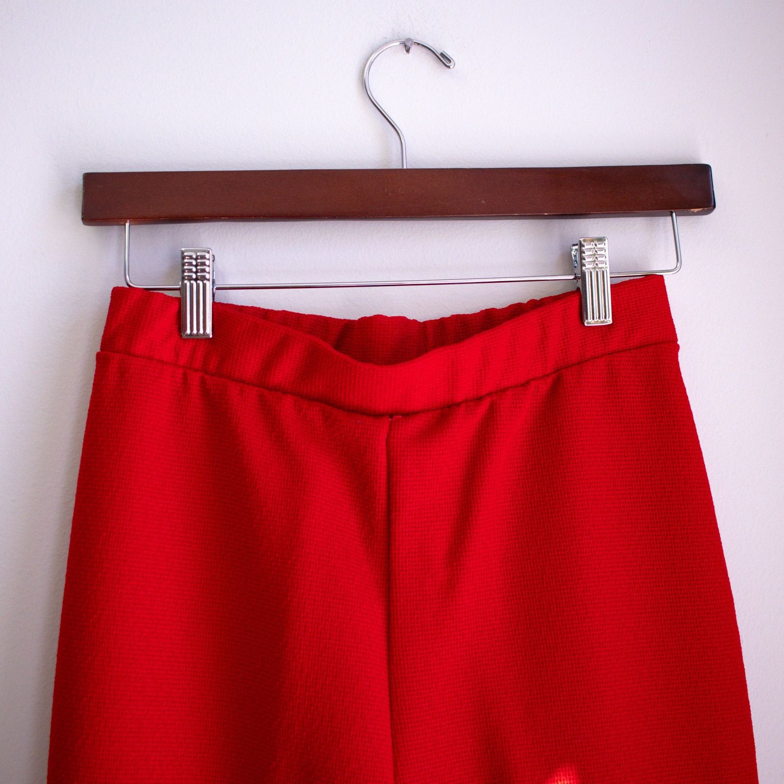 Vintage 80s Vintage Elastic High Waist Size 10 Pants Size 32" / US 10 / IT 46 - 7 Thumbnail