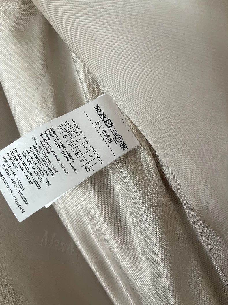 Max Mara Max Mara White Alpaca Coat Size XL / US 12-14 / IT 48-50 - 6 Thumbnail