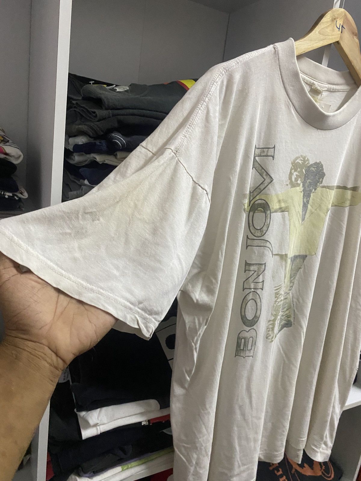 Band Tees × Bon Jovi × Vintage Vintage Bon jovi 90s Size US XL / EU 56 / 4 - 2 Thumbnail