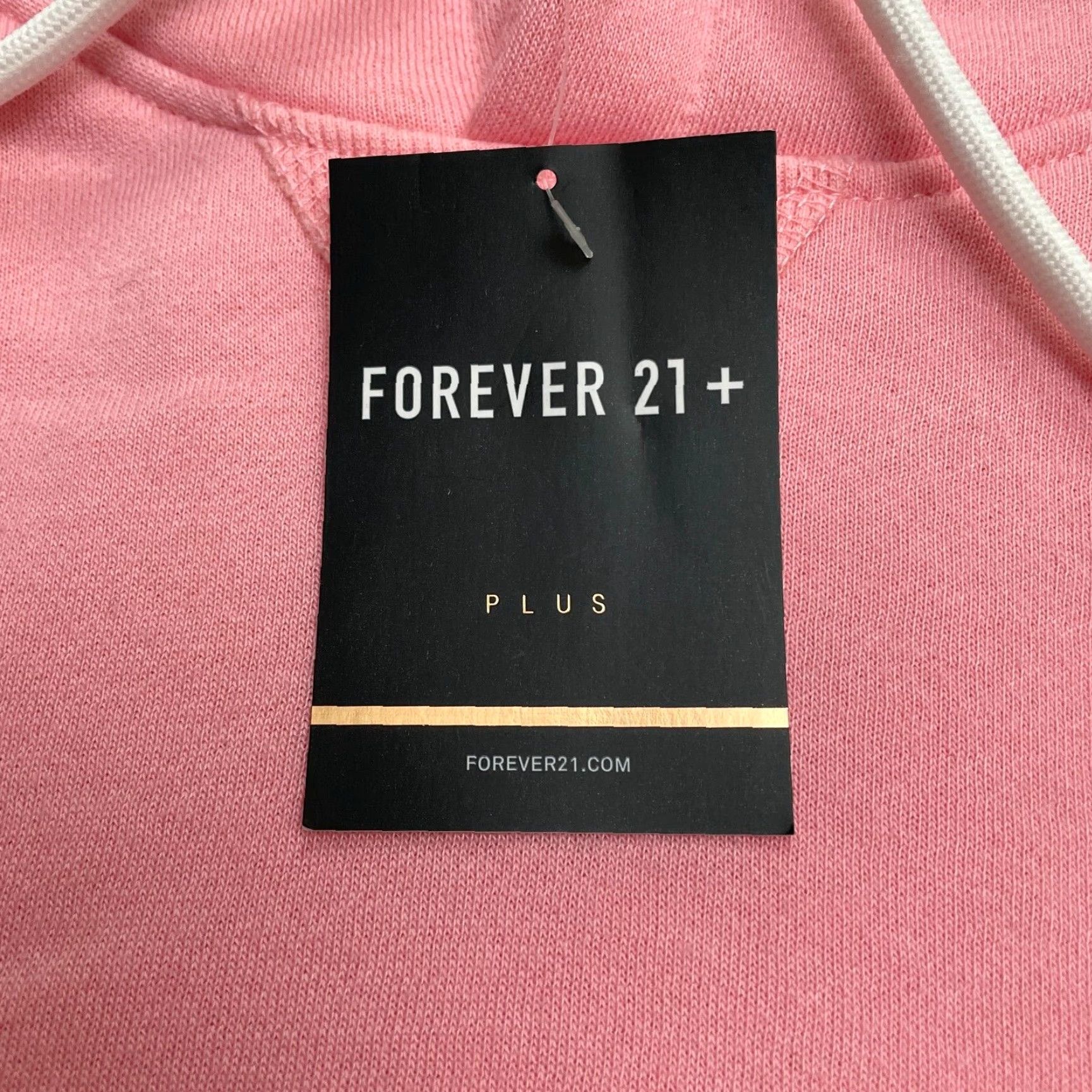 Forever 21 FOREVER 21 + Athletic Pullover Hoodie Sweatshirt Women 0X Pink Fleece Casual NWD Size XL / US 12-14 / IT 48-50 - 6 Thumbnail