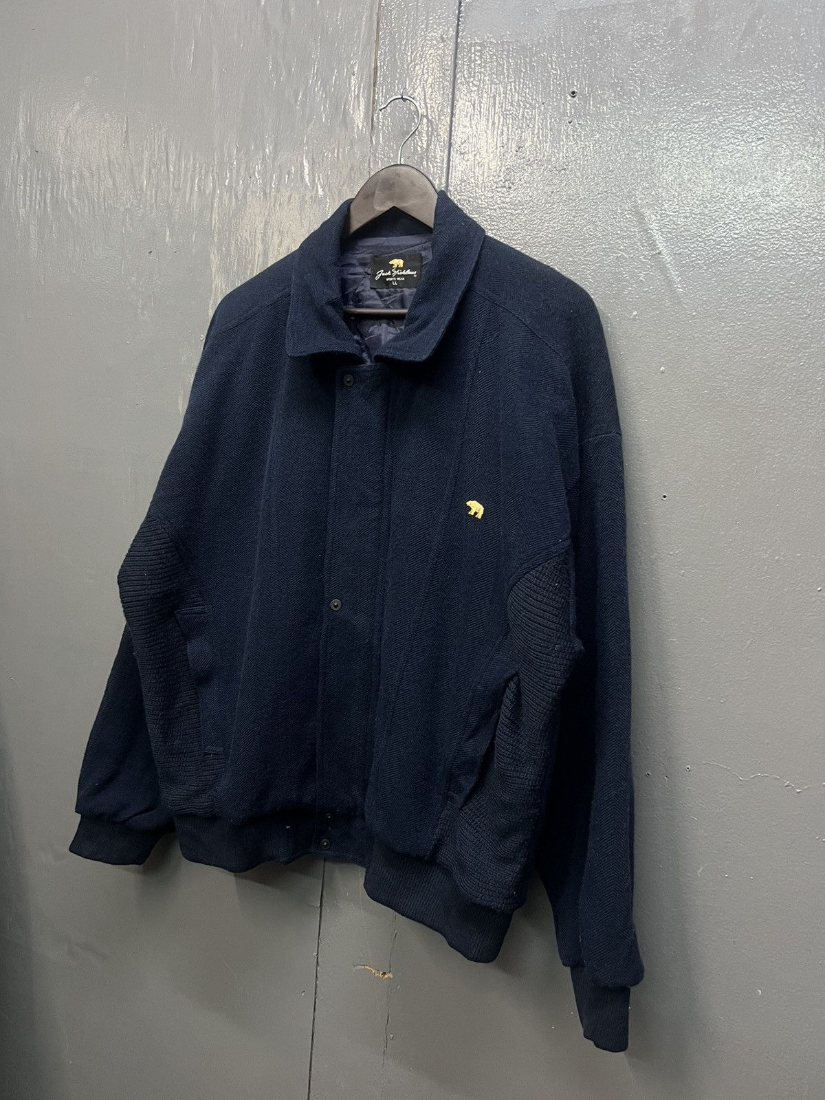 Vintage Vintage Jack Nicklaus Wool Jacket Size US L / EU 52-54 / 3 - 3 Thumbnail