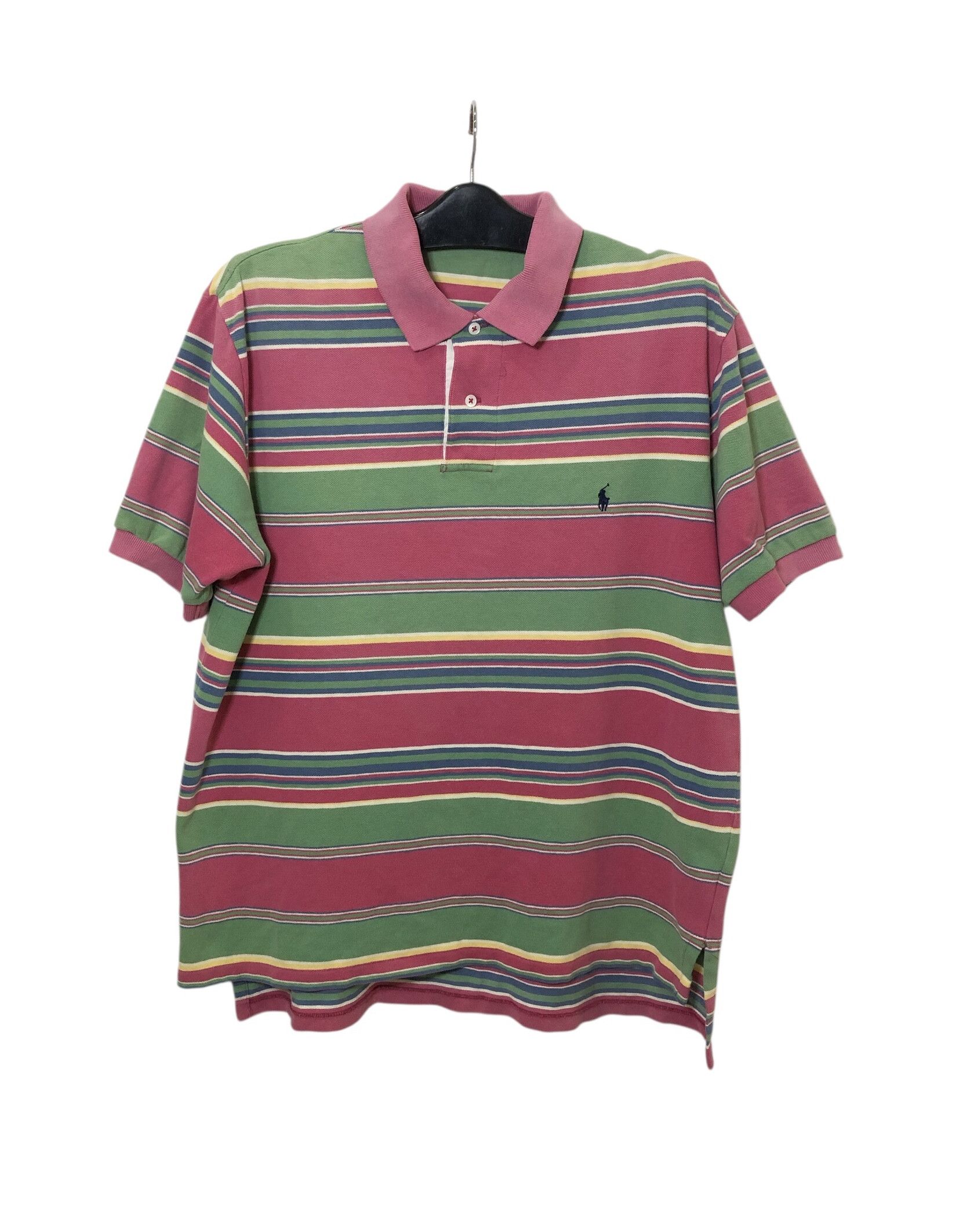 Designer × Polo Ralph Lauren × Vintage Vintage Polo Ralph Lauren Colouful Stripes Size US XL / EU 56 / 4 - 1 Thumbnail