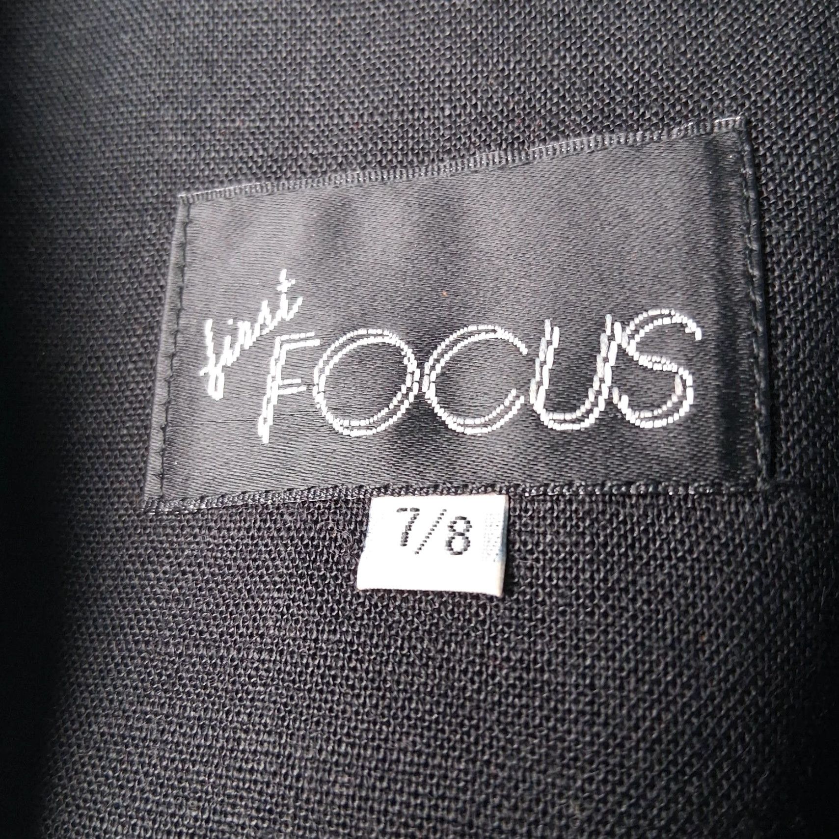 Vintage VINTAGE First Focus 1990s Outfit/Set Skirt Top 2 Piece Black White Office Wear Women 7/8 Midi Pencil 90s 80s Career Wear Size M / US 6-8 / IT 42-44 - 5 Thumbnail