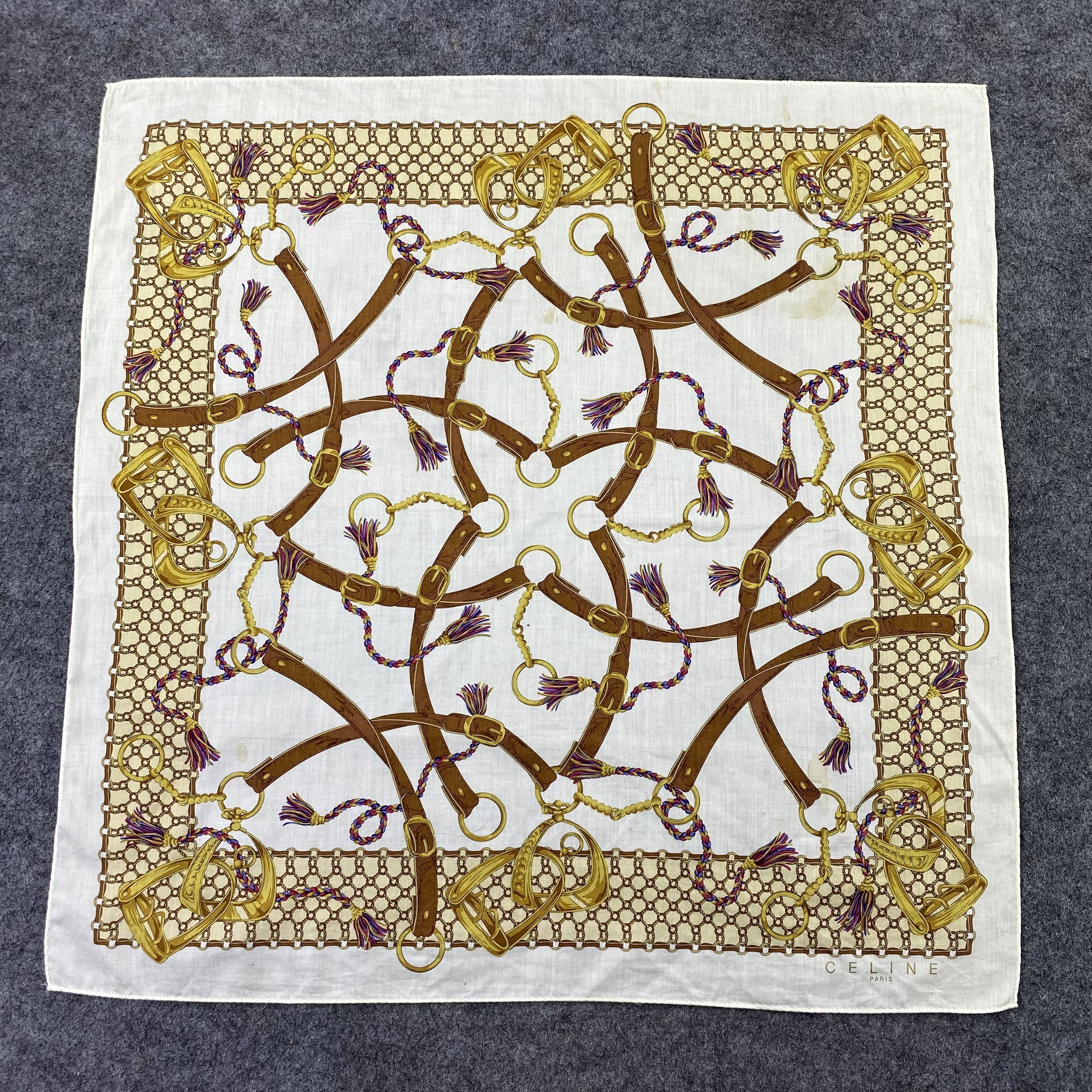 Celine Celine Handkerchief / Bandana / Neckerchief - B527 Size ONE SIZE - 3 Thumbnail