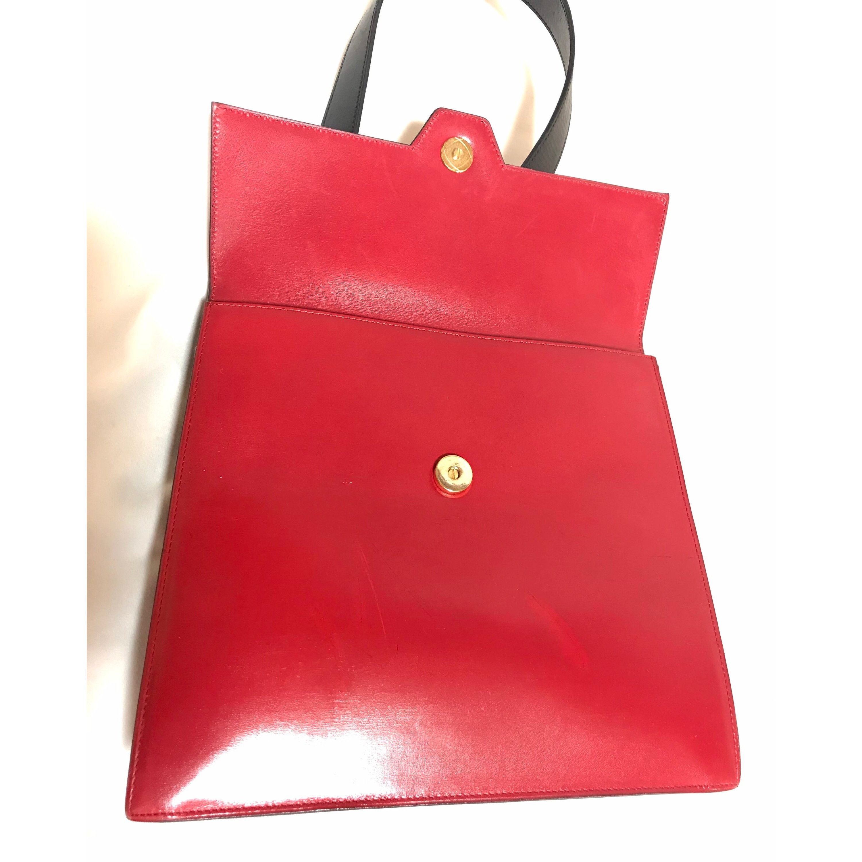 Karl Lagerfeld Vintage Karl Lagerfeld red and black shoulder bag Size ONE SIZE - 8 Thumbnail