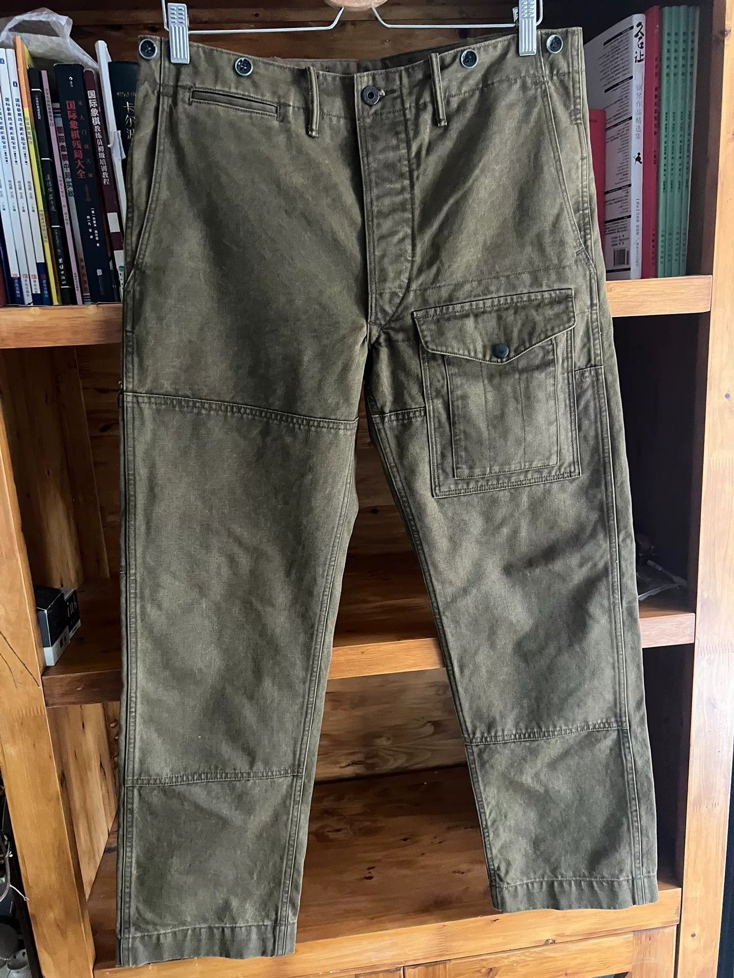 RRL Ralph Lauren Double RRL Vintage Canvas Work Overalls Size US 32 / EU 48 - 2 Thumbnail