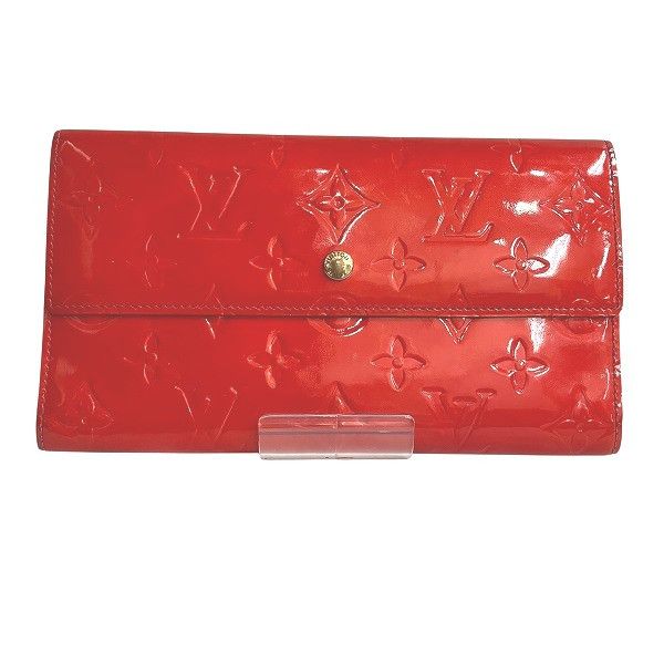 Louis Vuitton Louis Vuitton Porte Tresor International Monogram Vernis Wallet Leather Long Wallet M91165 DUTY FREE for USA