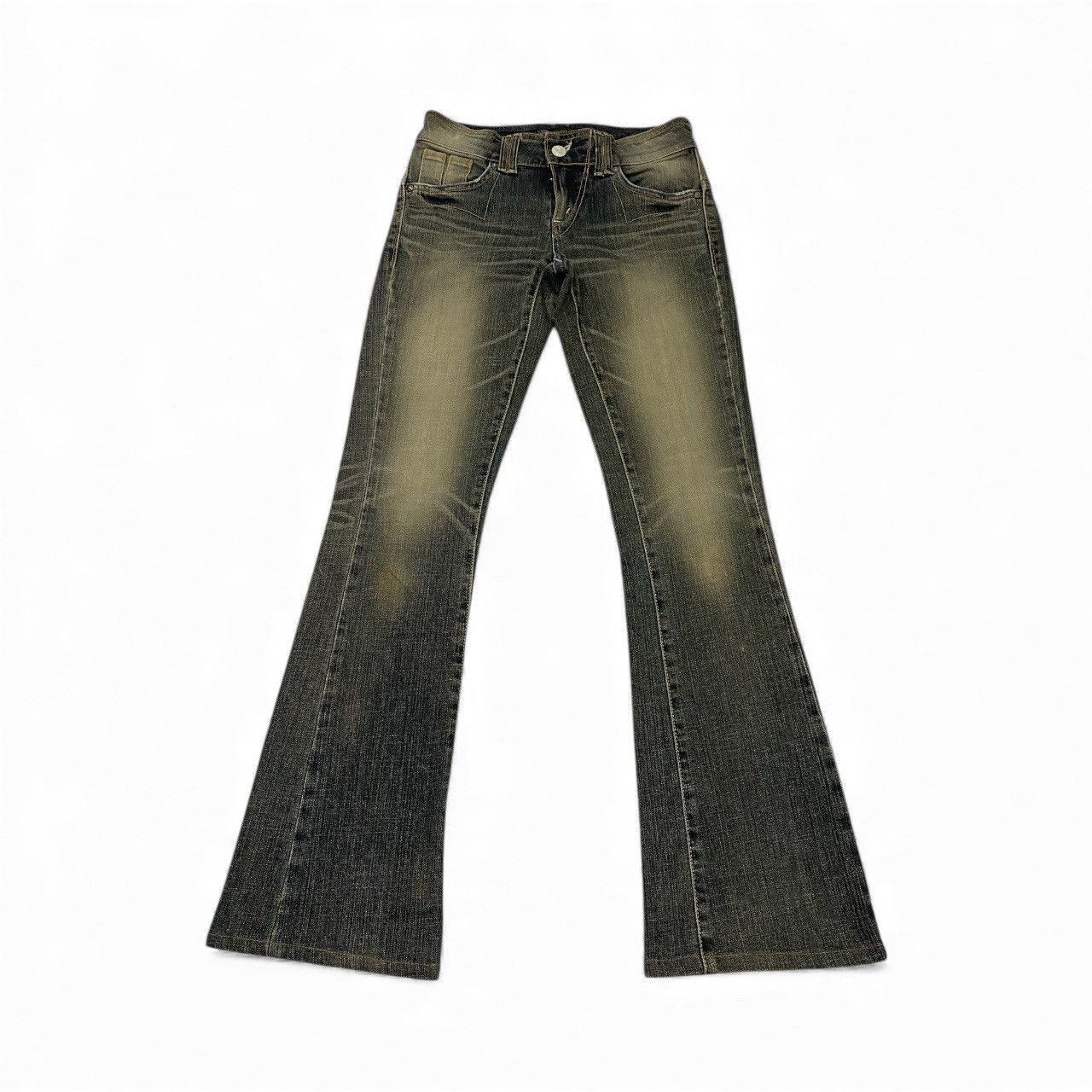 Edwin Japanese brand X something by edwin flare spiral jeans Size US 28 / EU 44 - 1 Thumbnail