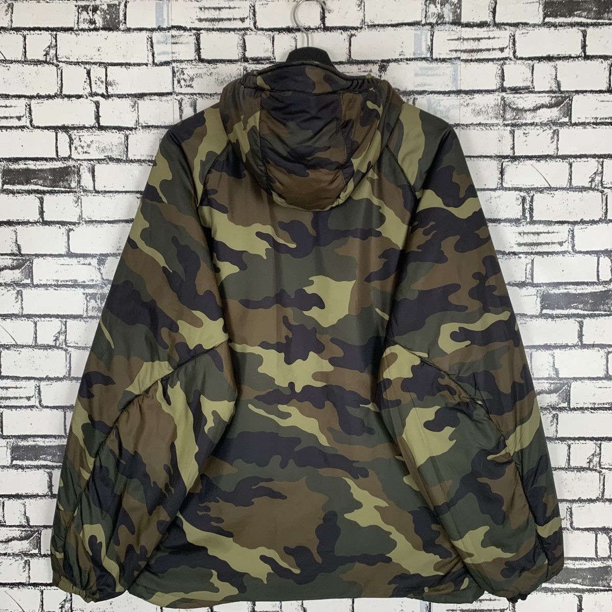 Designer × New Era × Vintage New Era Reversible Camouflage Jacket Size US XL / EU 56 / 4 - 5 Thumbnail