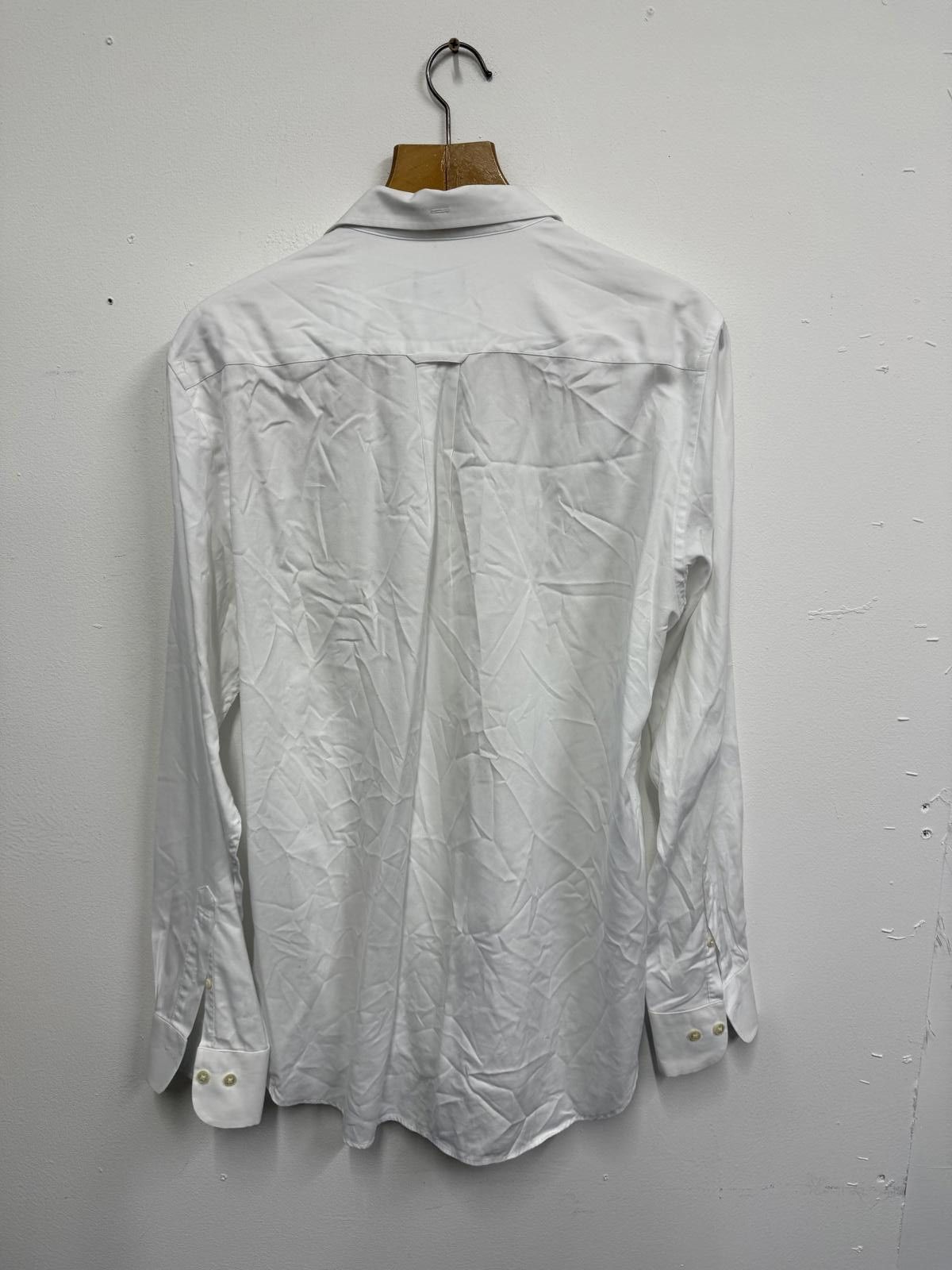 Gant GANT Classic White Long Sleeve Dress Shirt Size US M / EU 48-50 / 2 - 2 Thumbnail