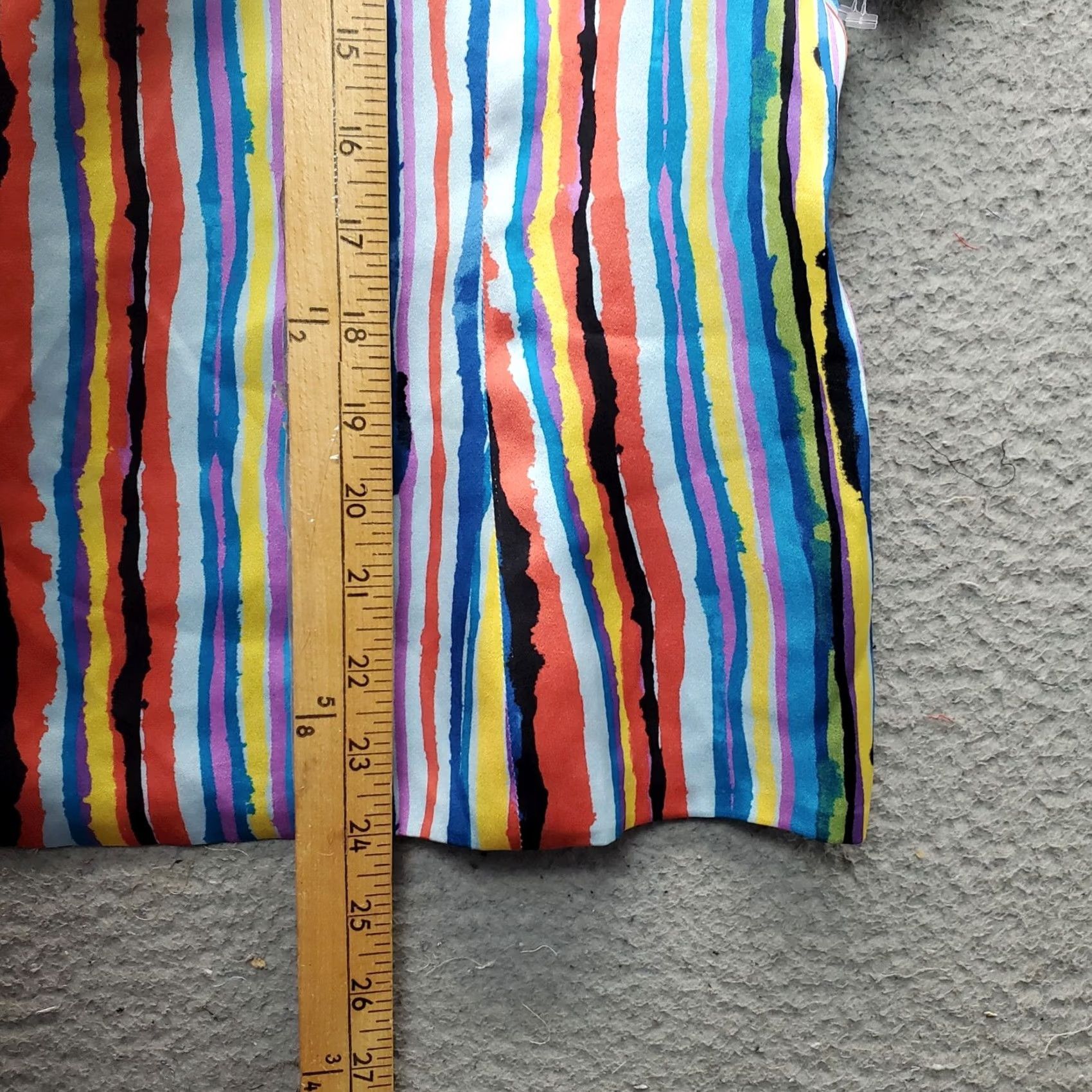 Vintage VINTAGE Gallant New York Blouse Top Womens 14 Multi Striped Silk Round Neck Back Zip Shirt Size XL / US 12-14 / IT 48-50 - 4 Thumbnail