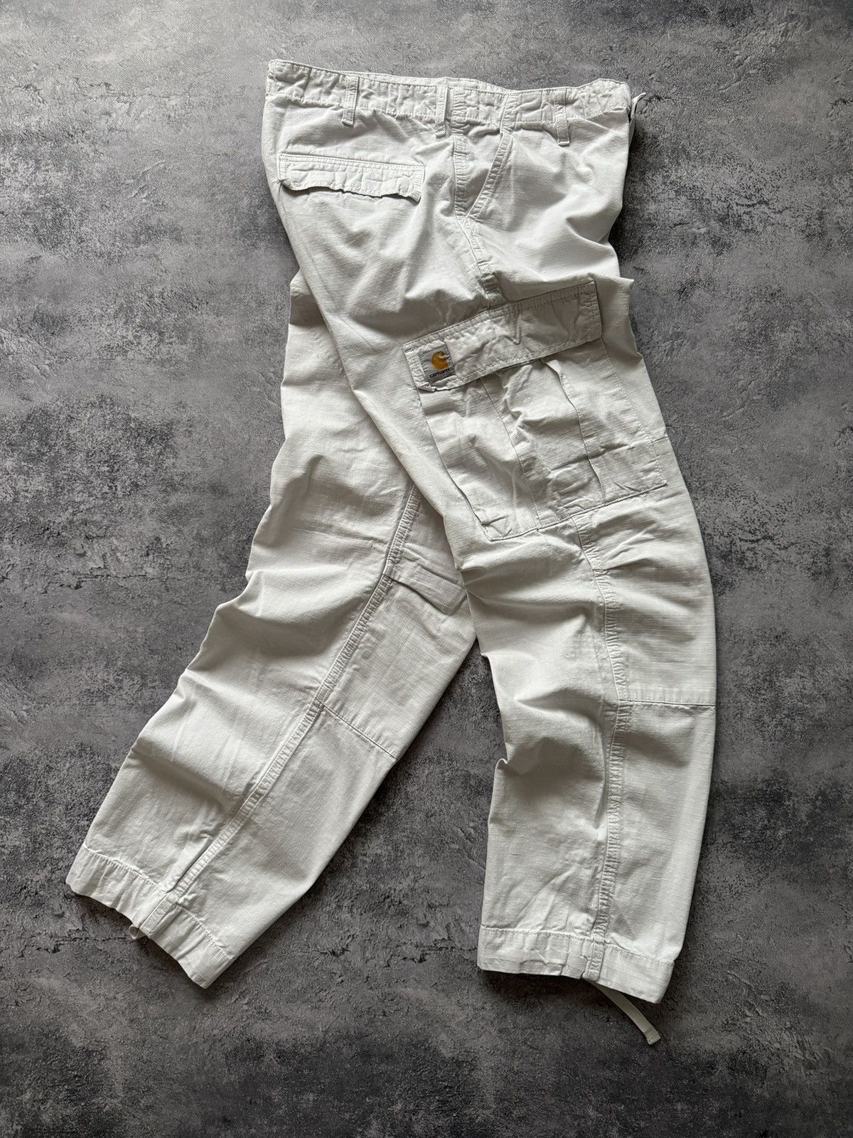 Carhartt Vintage Carhartt Baggy Withe Cargo Pants Size US 32 / EU 48 - 1 Thumbnail