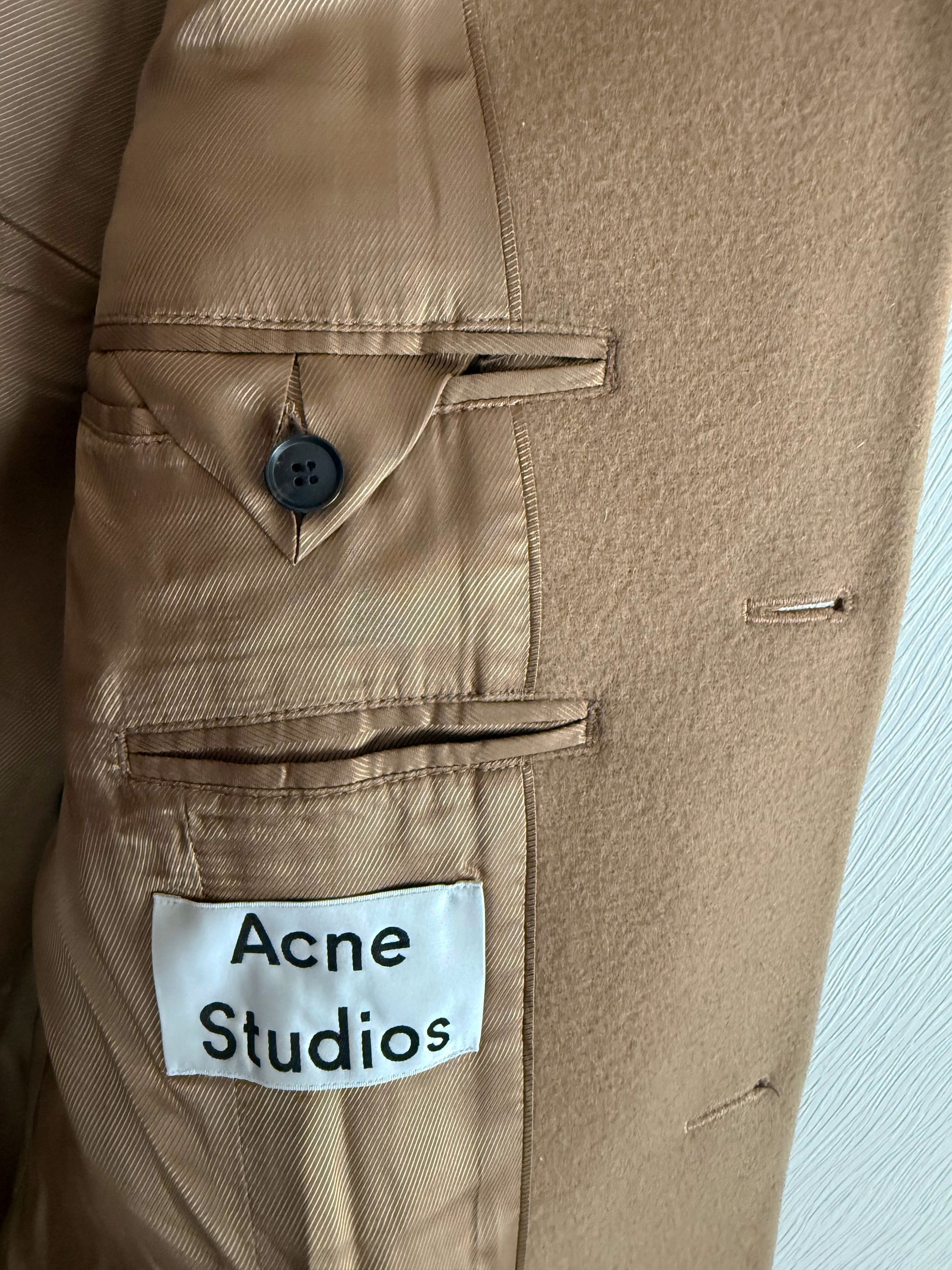 Acne Studios Acne Studios Garrett Camel Wool Coat Size M Size US M / EU 48-50 / 2 - 2 Thumbnail