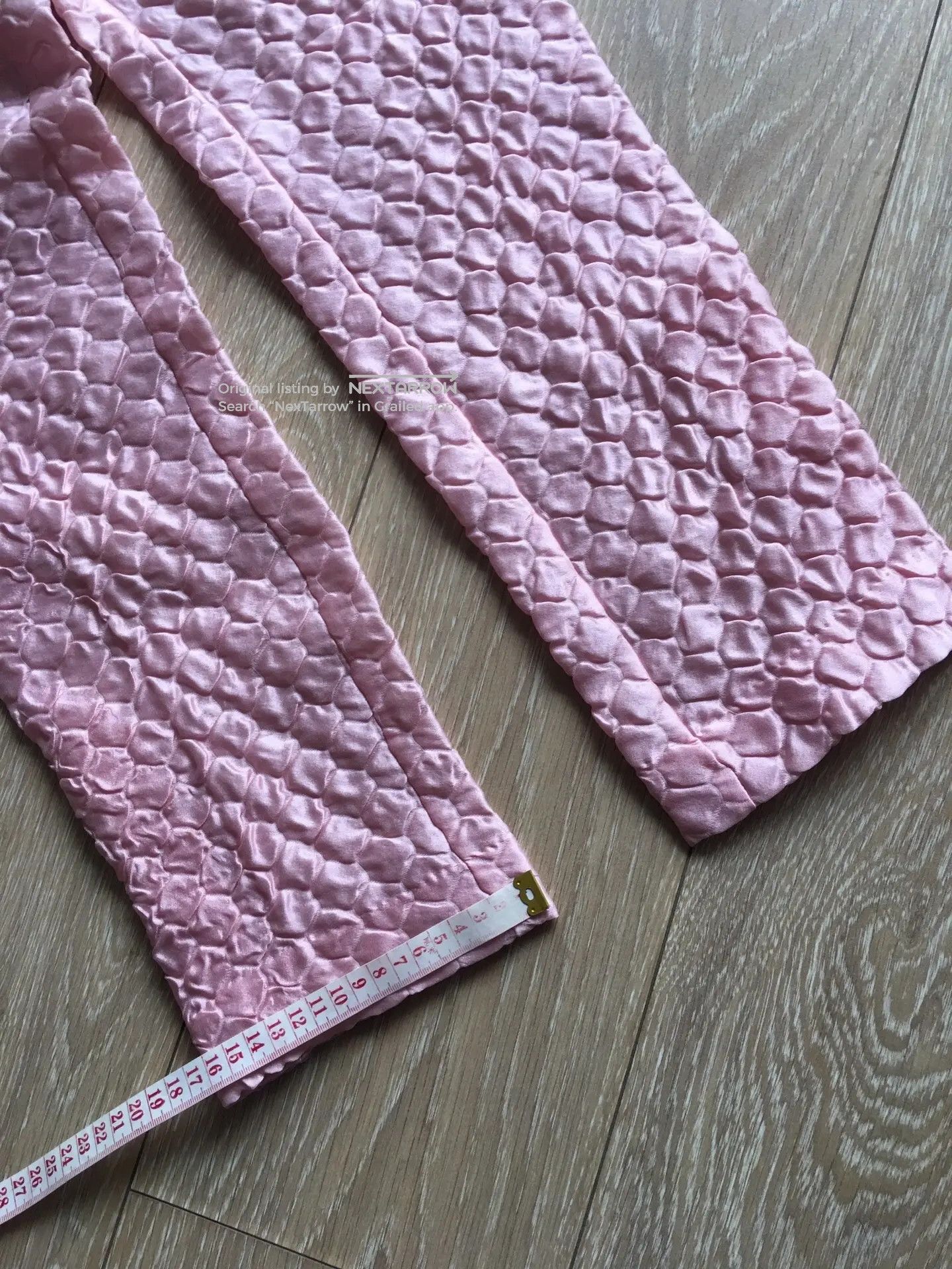 Ermanno Scervino Pink Scale Pattern Pants, Women's (Size 38) — image 6 of 6