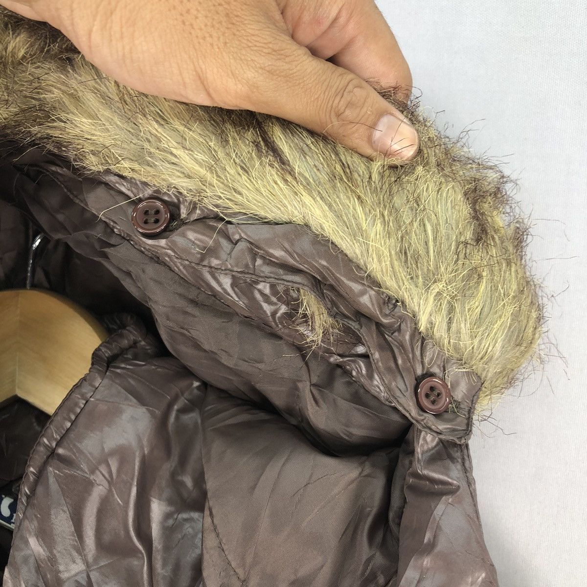 Hang Ten Vintage 2000s Hang Ten Surf Faux Fur Puffer Jacket Size US M / EU 48-50 / 2 - 10 Thumbnail