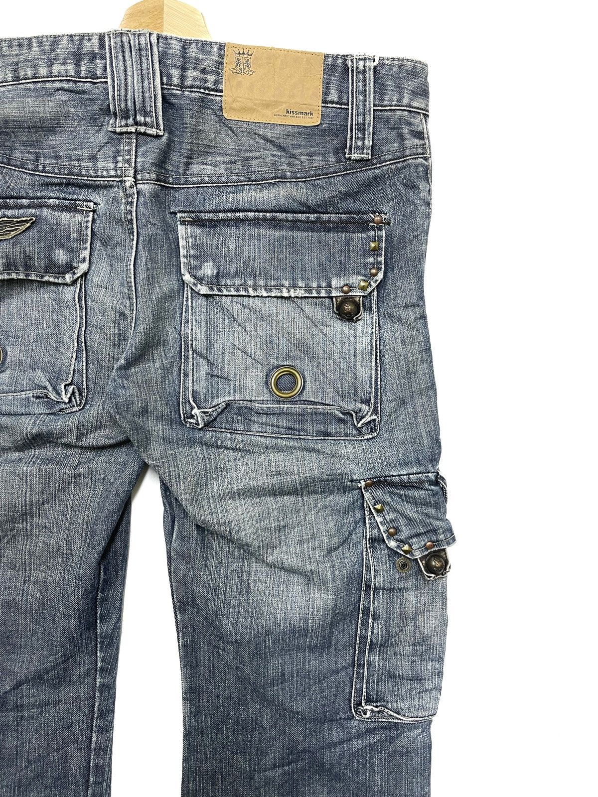Vintage Y2K Kissmark Military Denim cargo Size US 36 / EU 52 - 5 Thumbnail