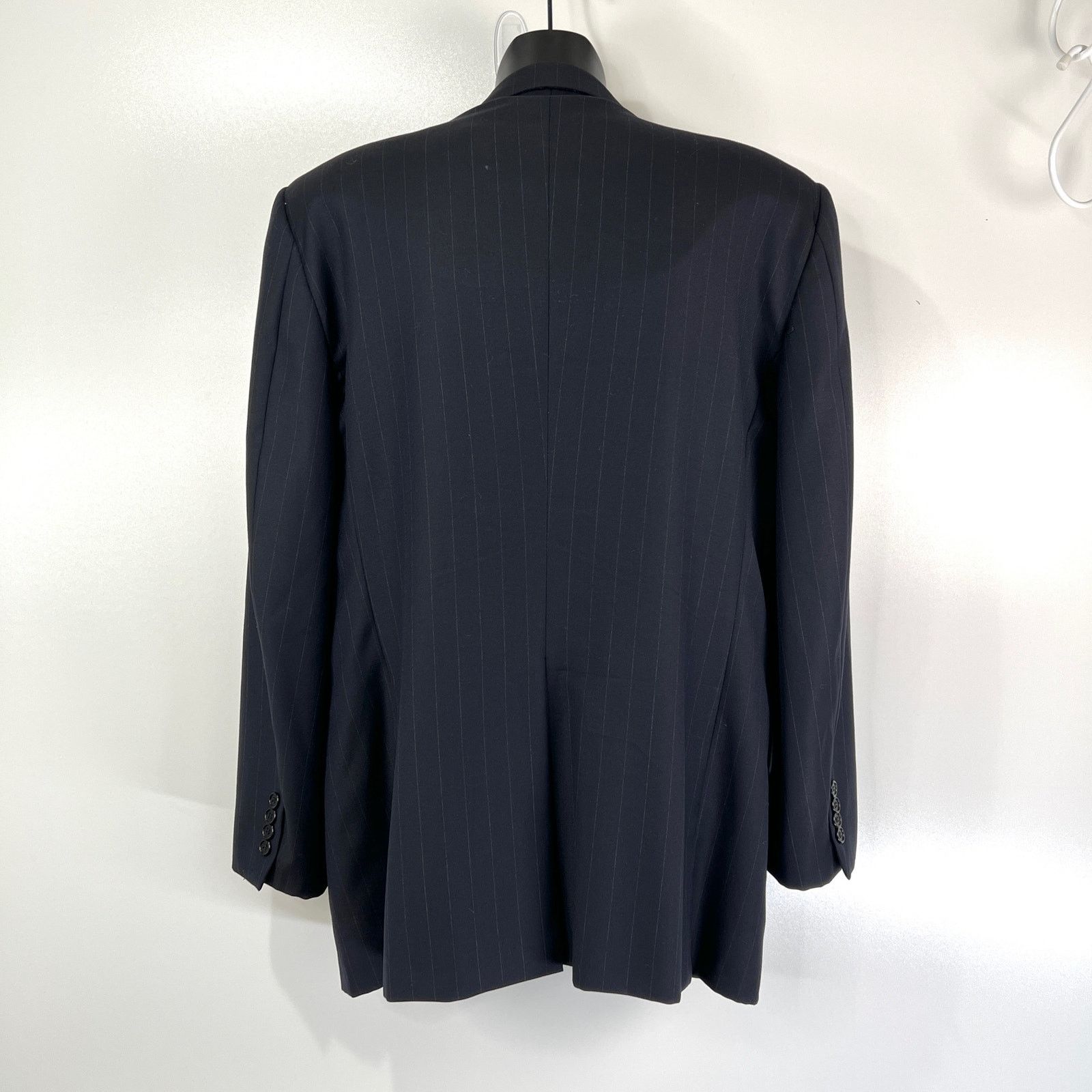 Hickey Freeman Hickey Freeman Loro Piano Wool Boardroom Blazer Navy Size 42R - 8 Thumbnail