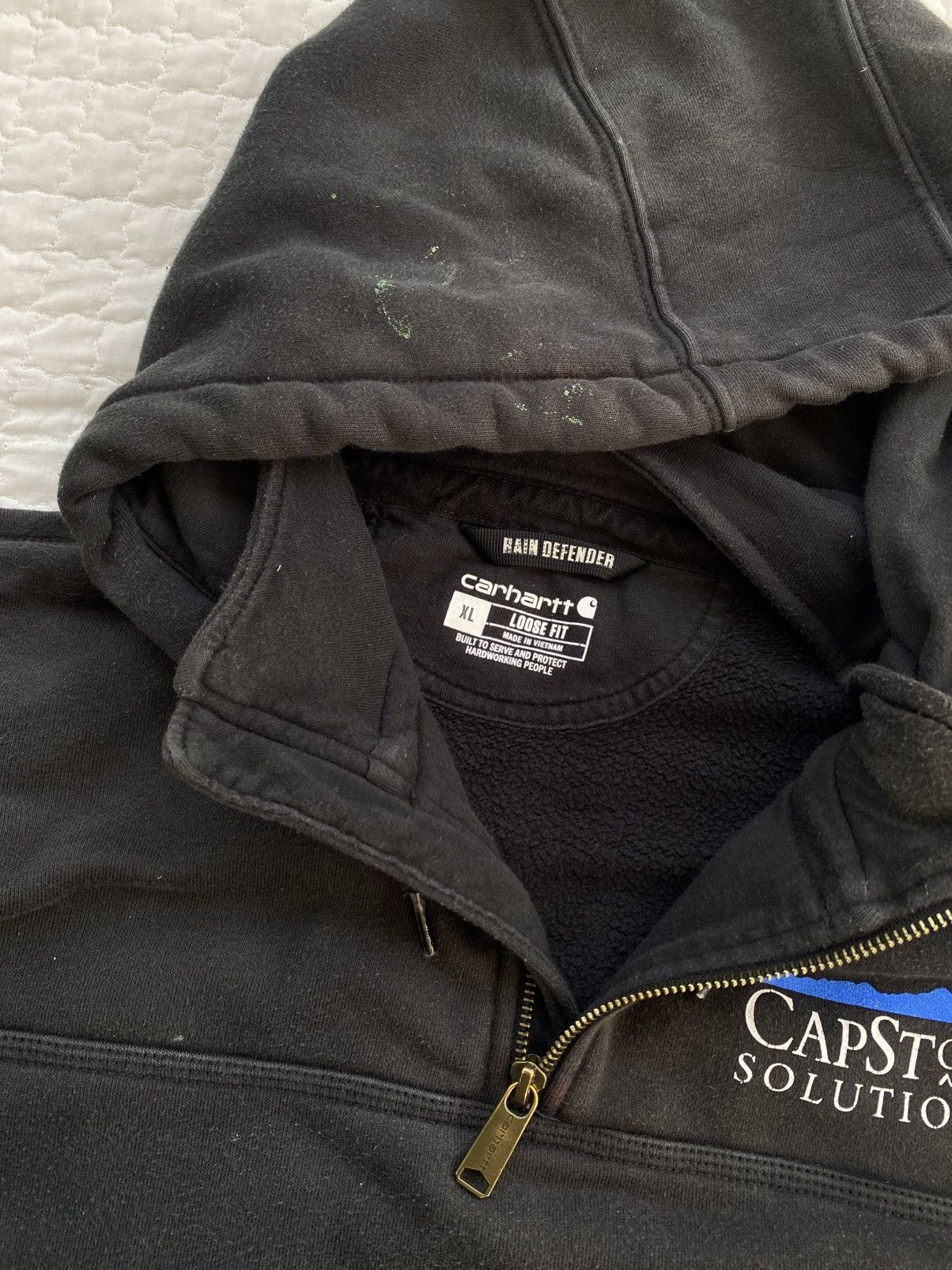 Carhartt Carhartt "Capstone Solutions" Logo Hoodie Size US XL / EU 56 / 4 - 6 Thumbnail