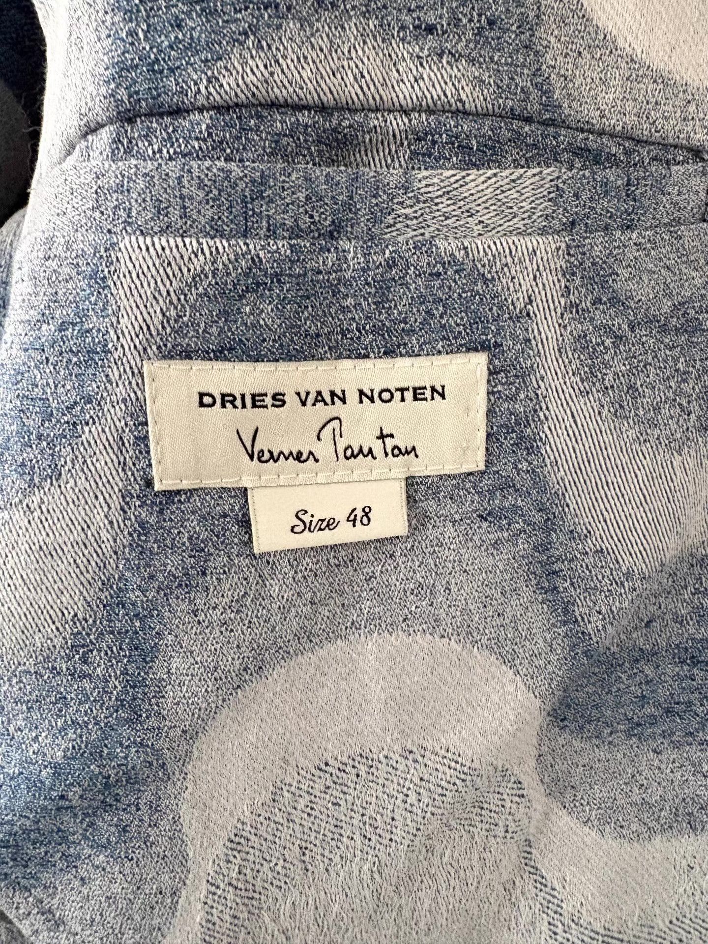 Dries Van Noten Dries Van Noten 2019SS Men's Wavy Pattern Trench Coat Ｑ21 Size US M / EU 48-50 / 2 - 3 Thumbnail