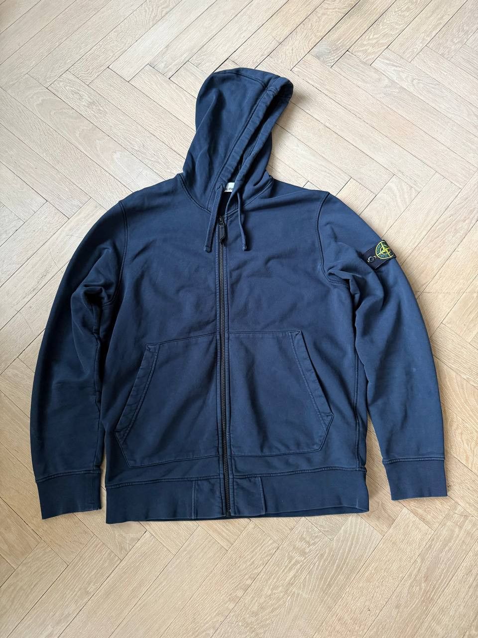 Stone Island Dark Blue Stone Island Zip Hoodie Size US XL / EU 56 / 4 - 3 Thumbnail