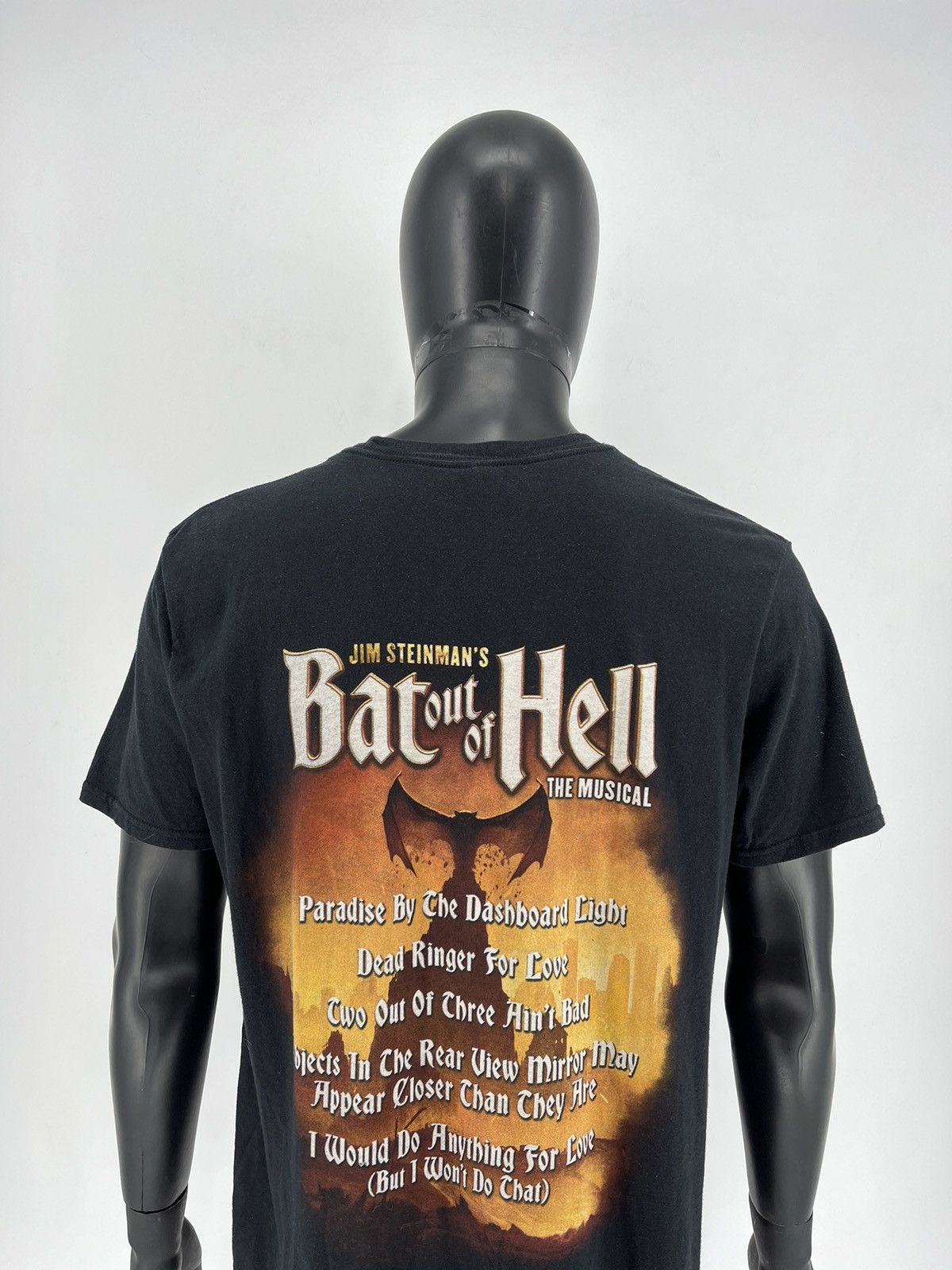 Band Tees Vintage Jim Steinmans Bat Out Of Hell / The Musical / Shirt Size US XL / EU 56 / 4 - 8 Thumbnail