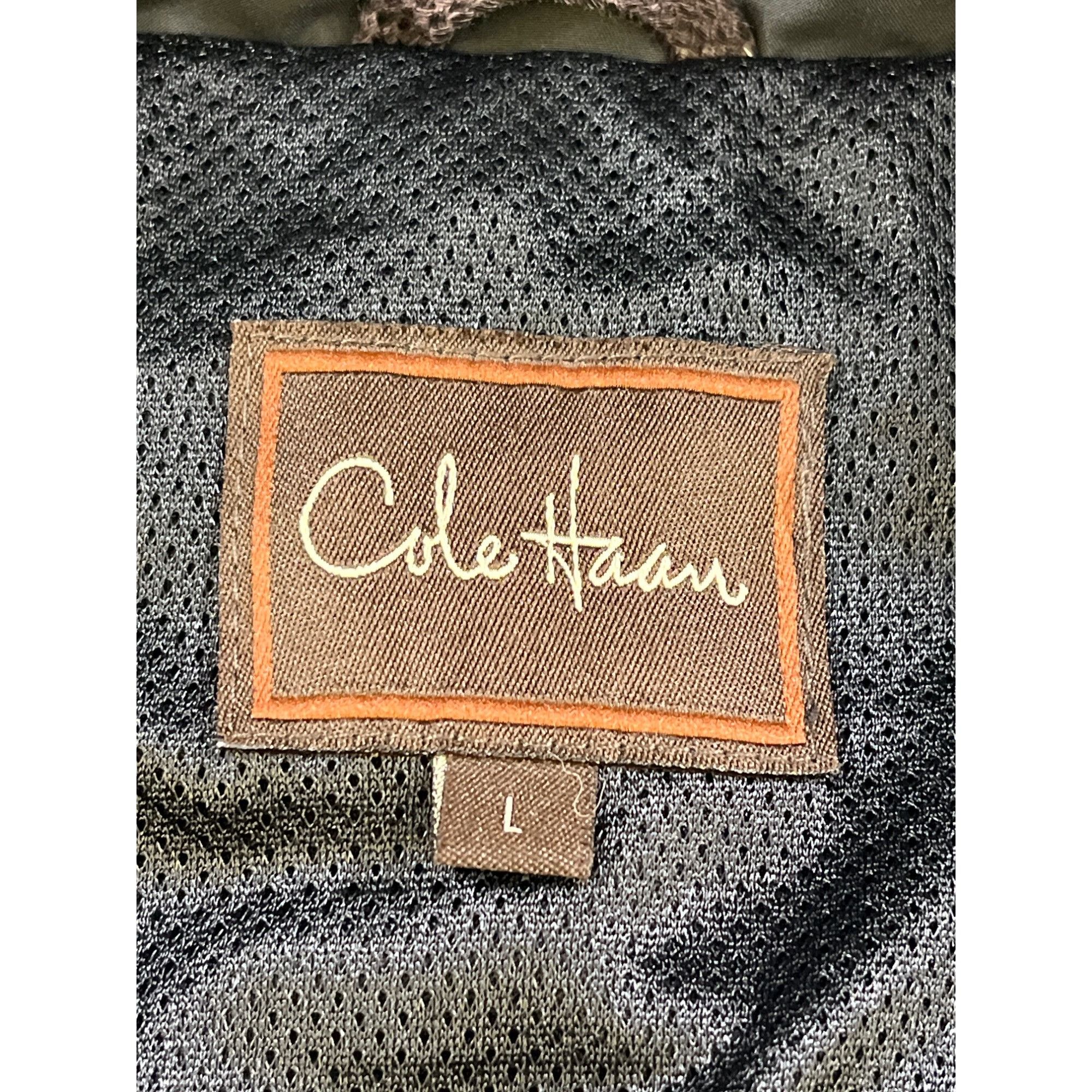 Cole Haan Cole Haan Mens Black Isolated Zip Up Coat Size L SKU 6679 Size US L / EU 52-54 / 3 - 5 Thumbnail