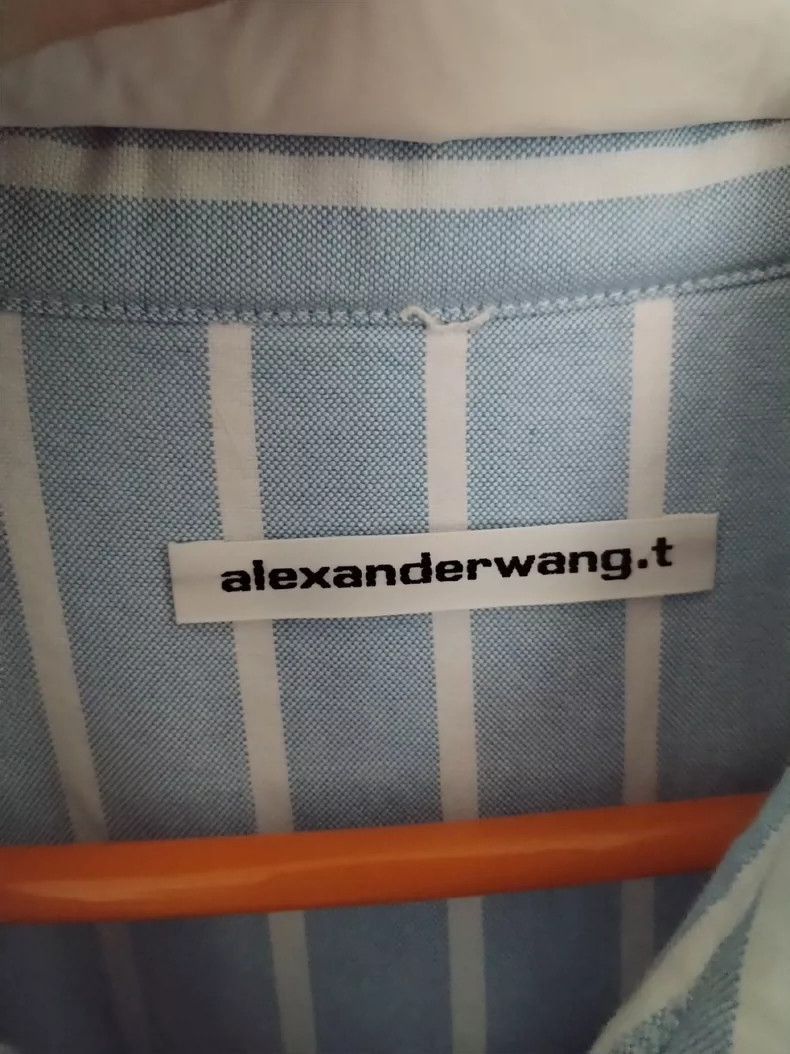 Alexander Wang Alexander Wang Striped Cotton Shirt- Size S / US 4 / IT 40 - 2 Thumbnail
