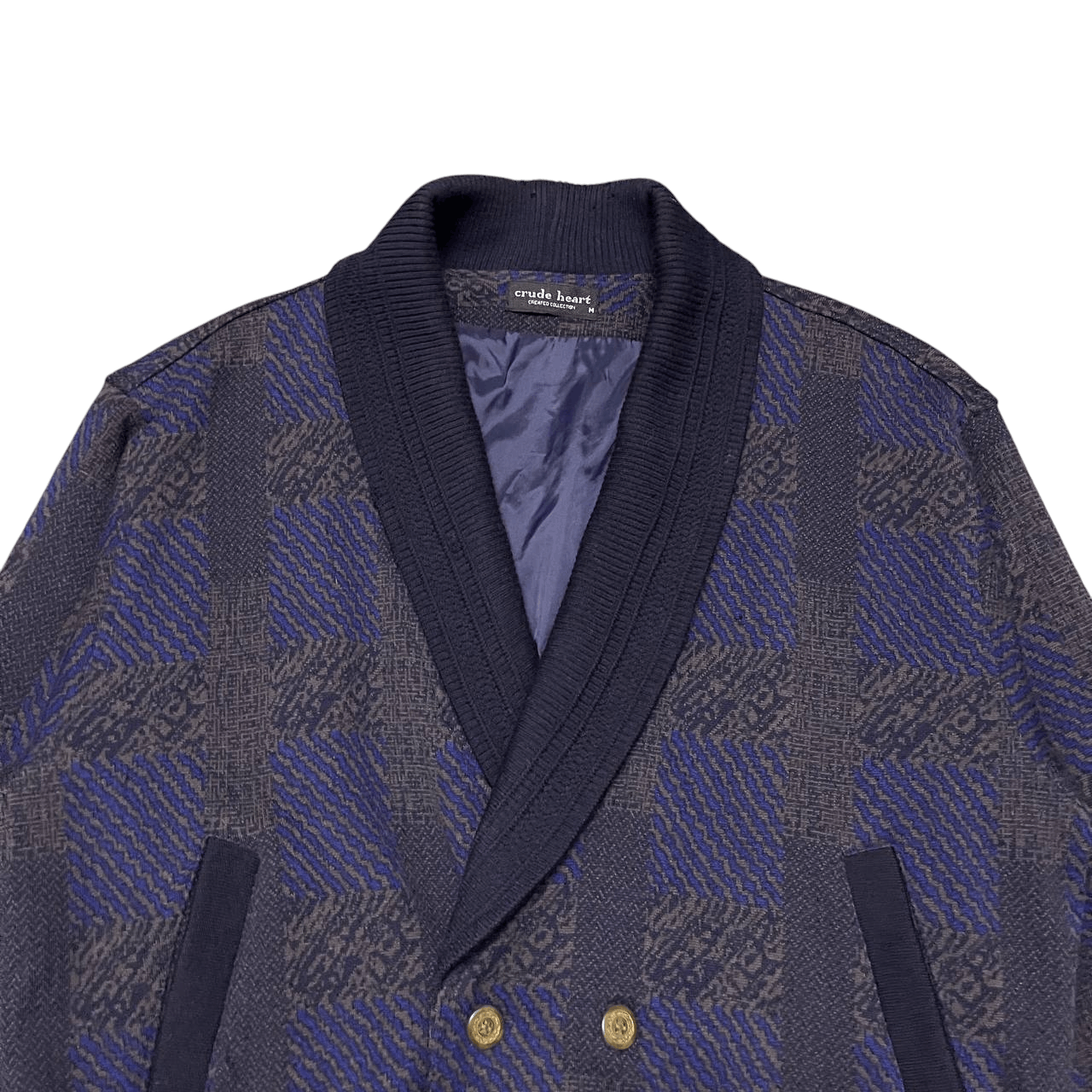 Issey Miyake Vintage Crude Heart Cardigan Wool Jacket Issey Miyake style Size US M / EU 48-50 / 2 - 2 Thumbnail