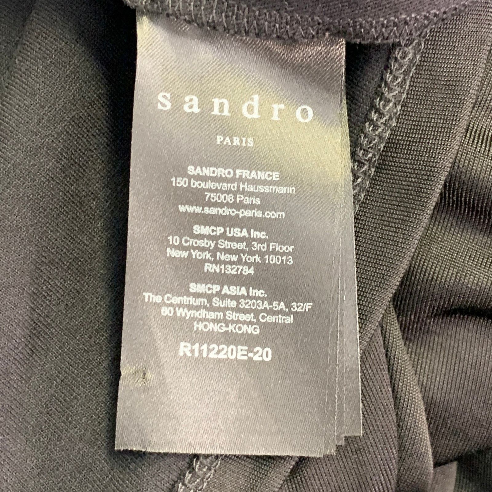Sandro SANDRO Size S Black Viscose Blend Sleeveless Wrap Maxi Dress Size S / US 4 / IT 40 - 7 Thumbnail
