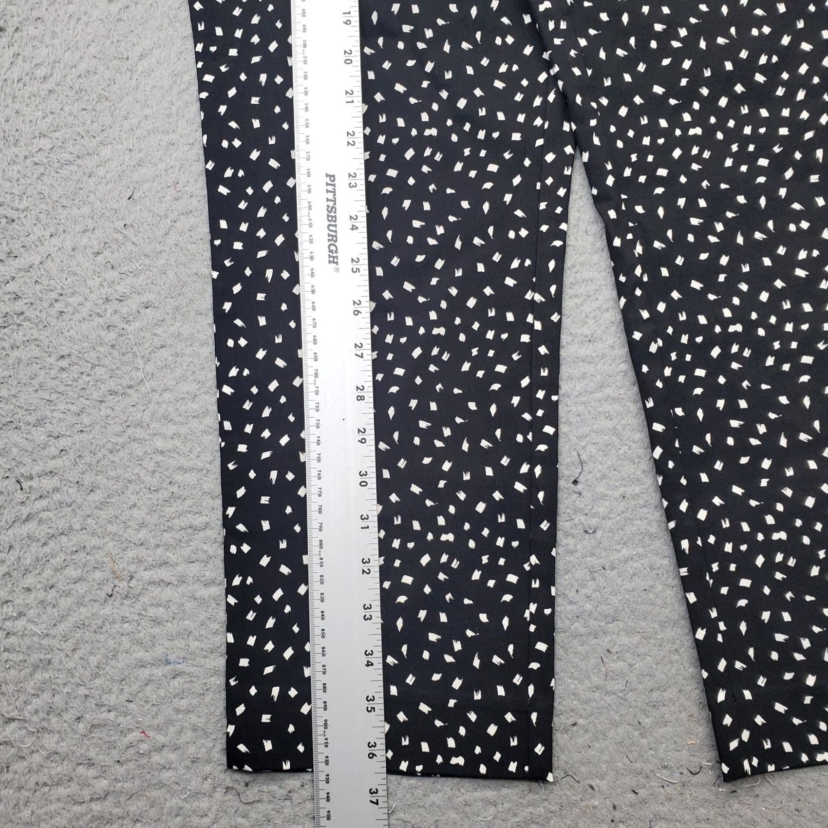 Talbots Talbots Cropped Pants Womens 12 Multicolor Geometric Flat Front Elastic Waist Slimming Regular Size 12 Womens Size 34" / US 12 / IT 48 - 3 Thumbnail